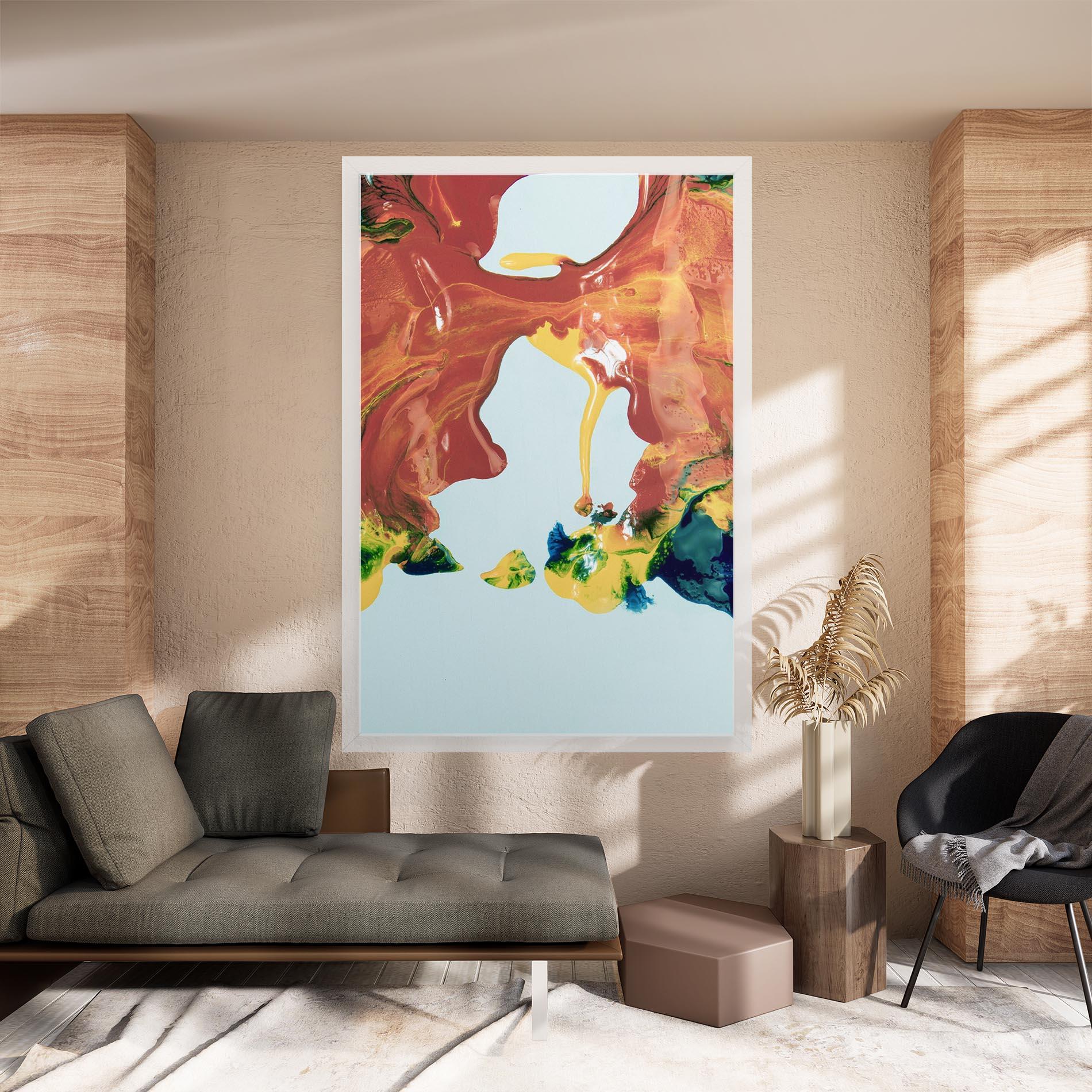 Tablou Canvas Spilled Paint mockup 8