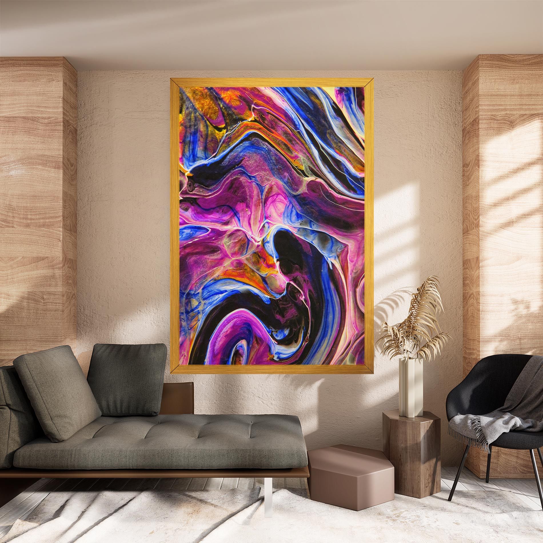 Colourful Abstract Shades mockup 8