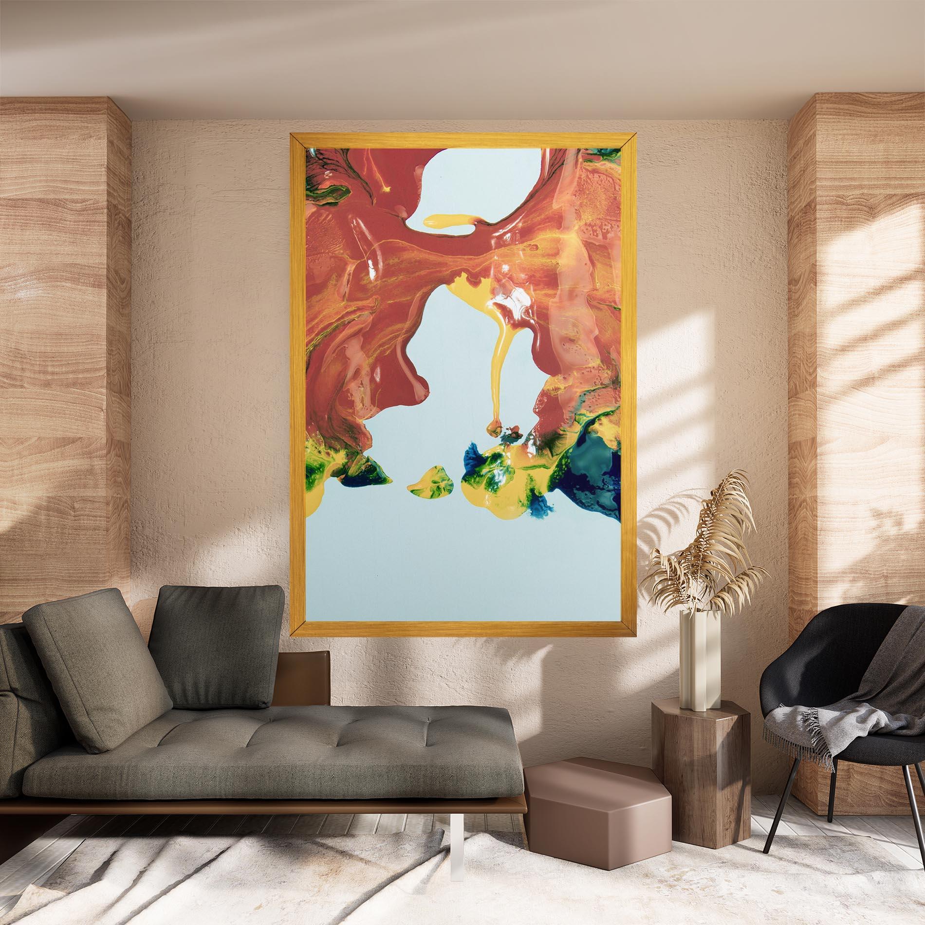 Tablou Canvas Spilled Paint mockup 8