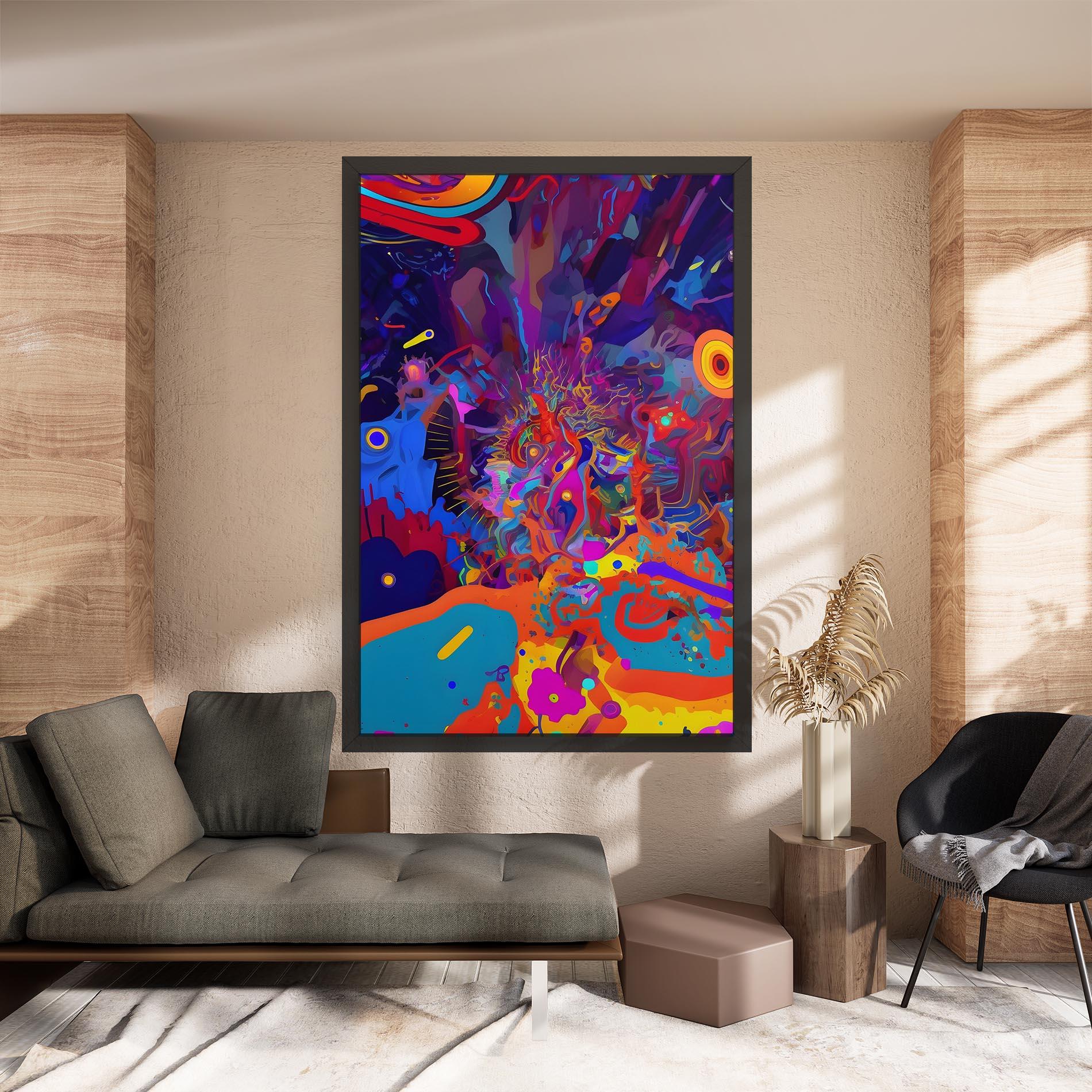 Tablou Canvas Abstract Color Work mockup 8