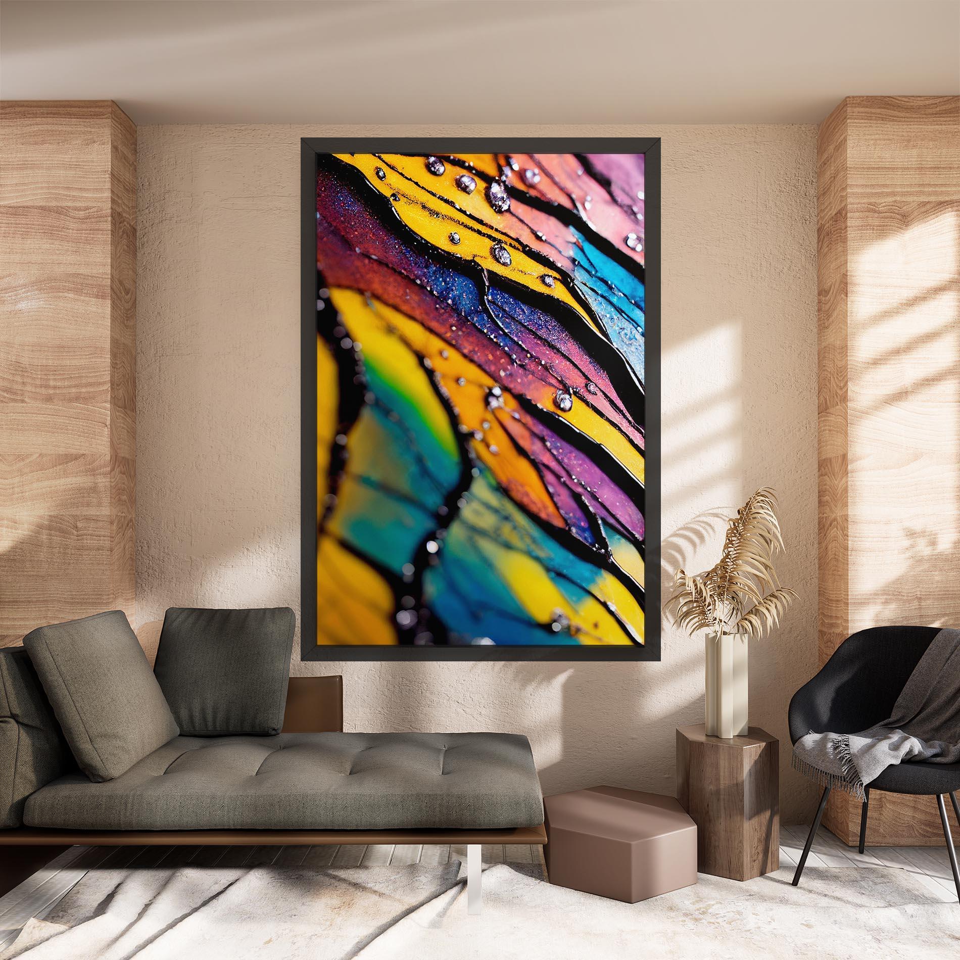 Tablou Canvas Beautiful Colorful Epoxy mockup 8