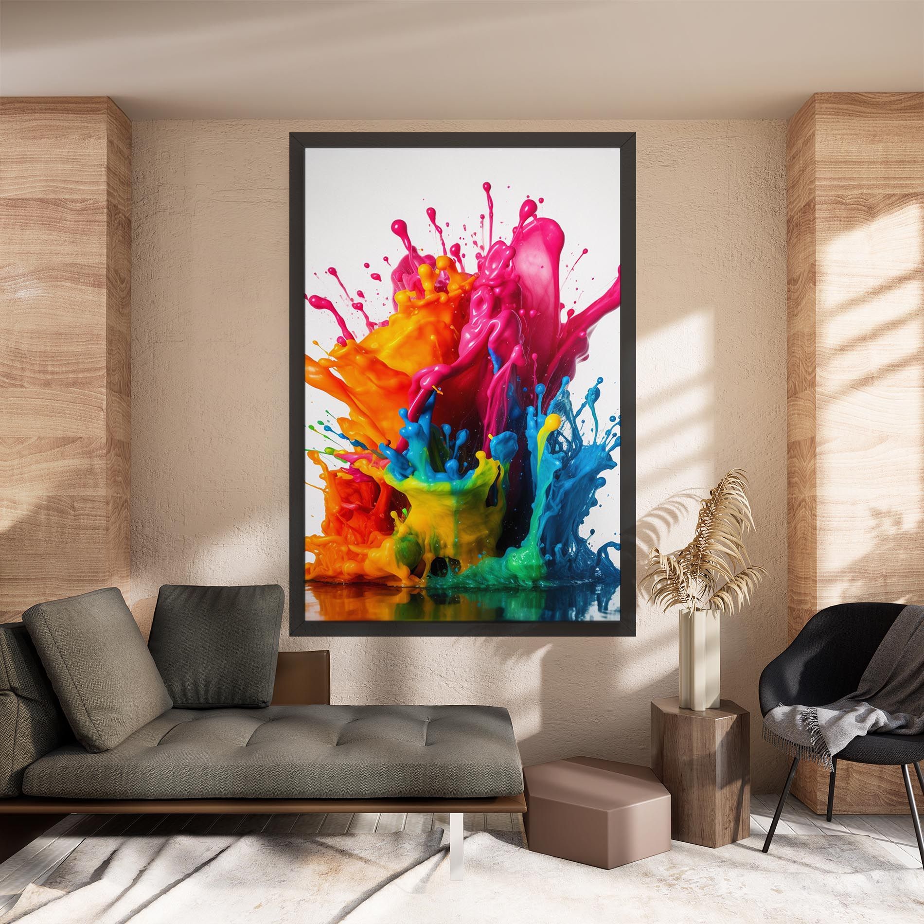 Colorful Explosion Paint mockup 8