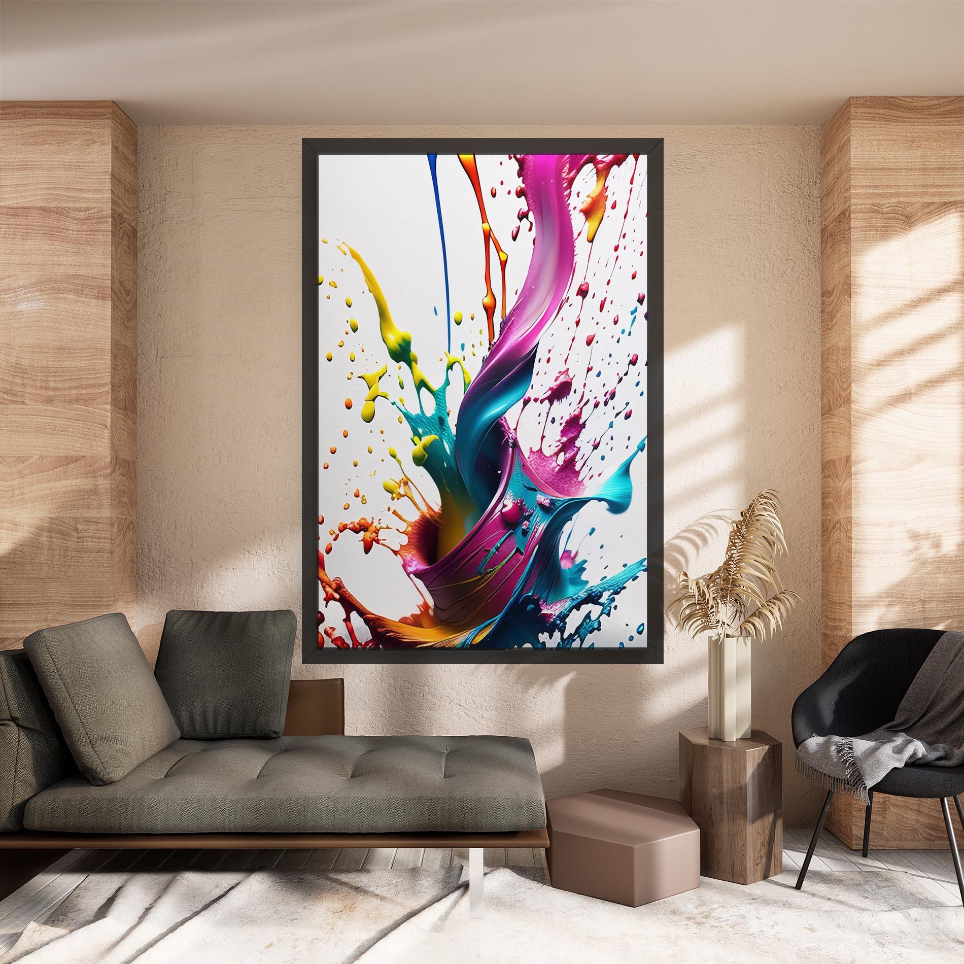 Purple Blue Splash mockup 8