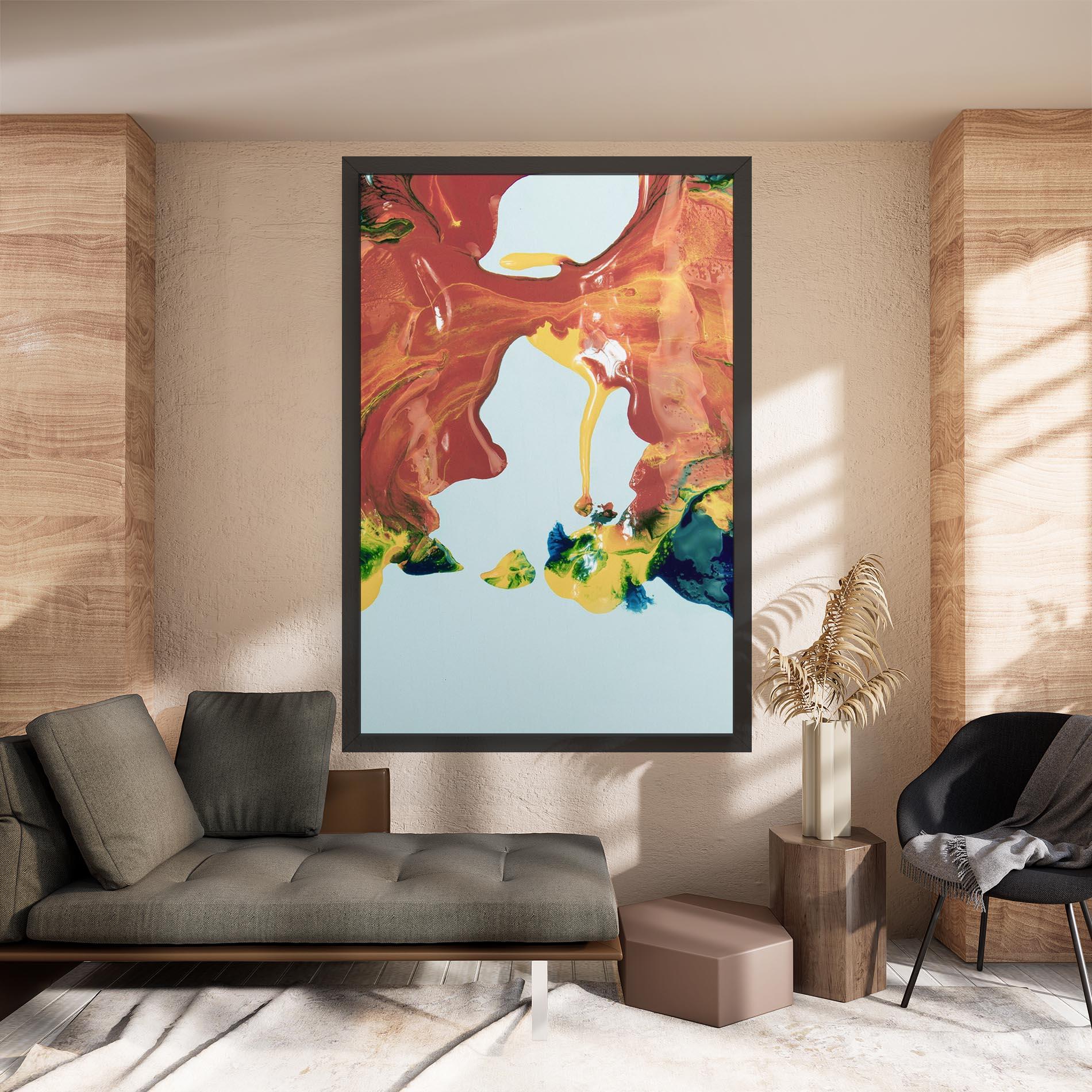 Tablou Canvas Spilled Paint mockup 8