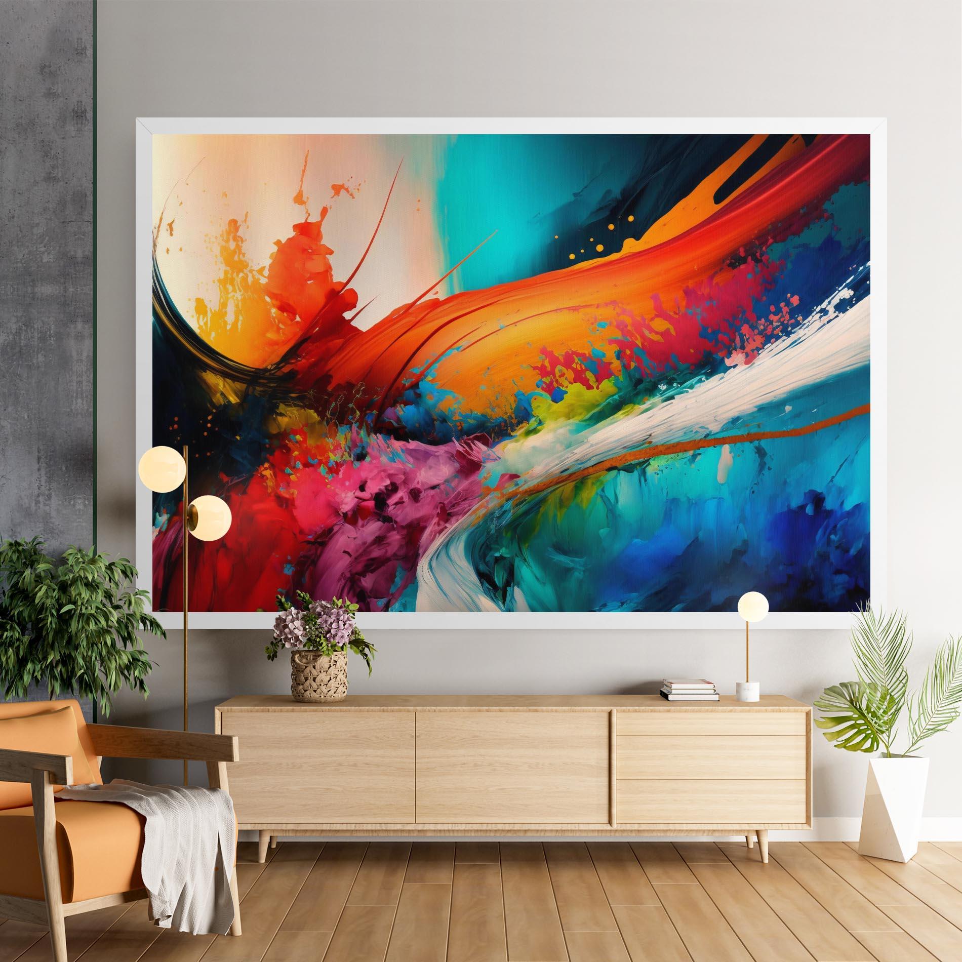 Tablou Canvas Art Brush Strokes mockup 9