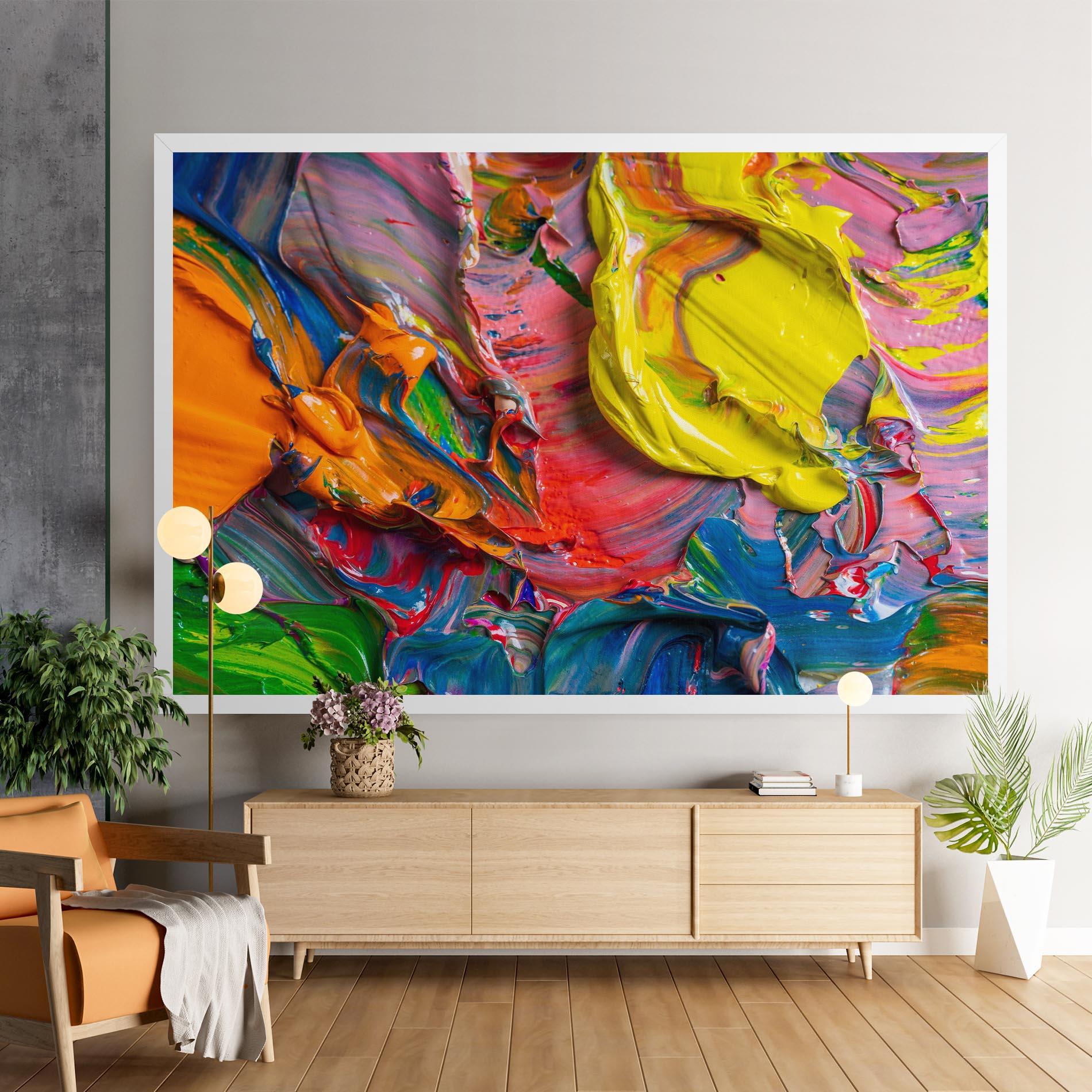 Tablou Canvas Bright Oil Colors mockup 9