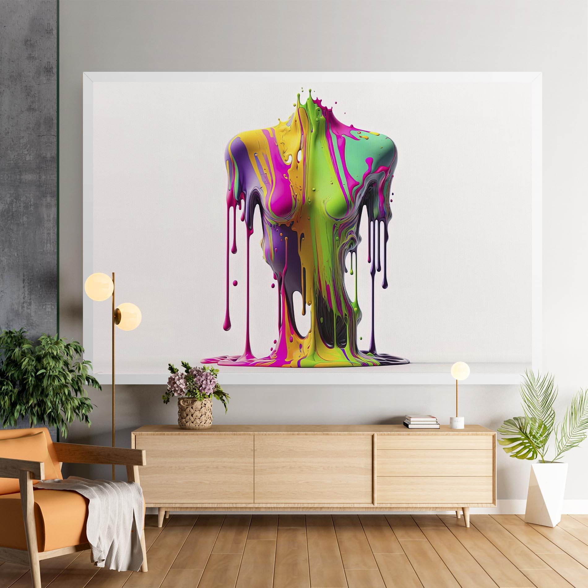 Tablou Canvas Colorful Body mockup 9