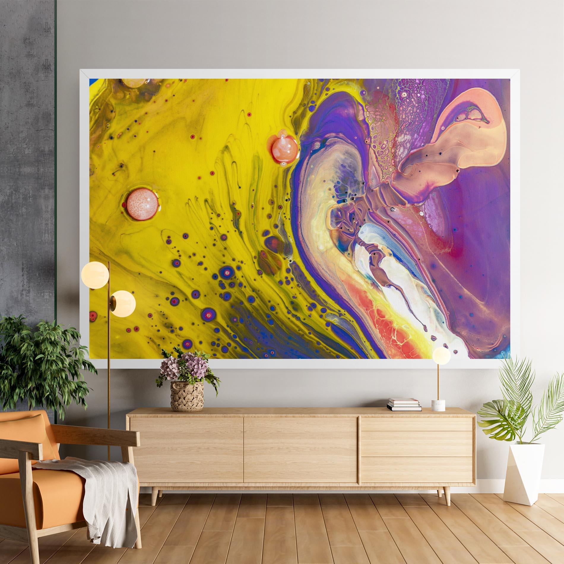 Tablou Canvas Colorful Liquid Marble mockup 9