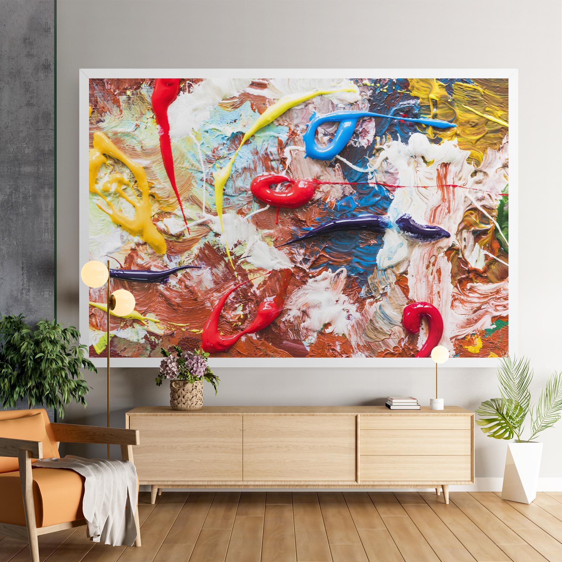 Tablou Canvas Paint Color mockup 9