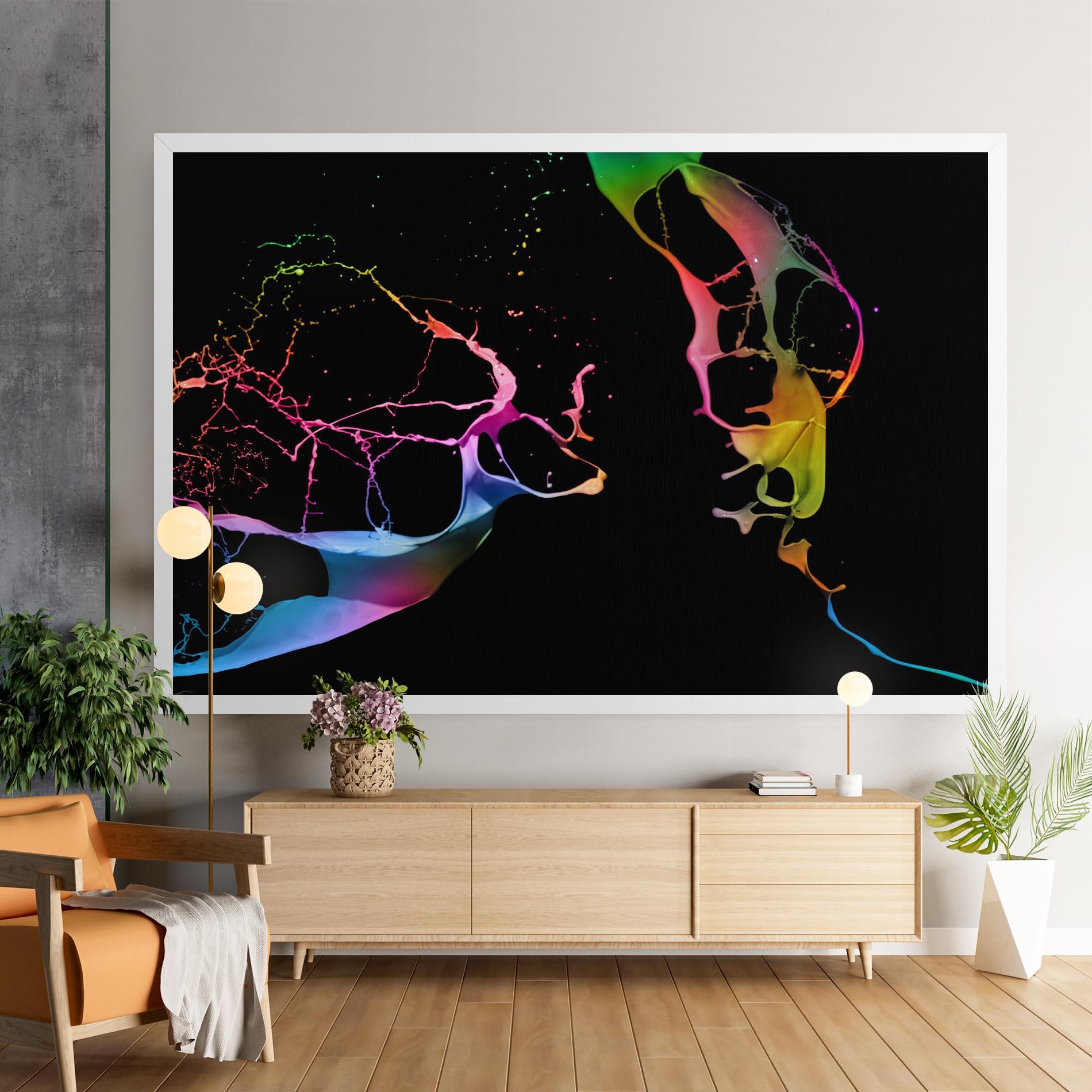 Tablou Canvas Paint Splashes mockup 9