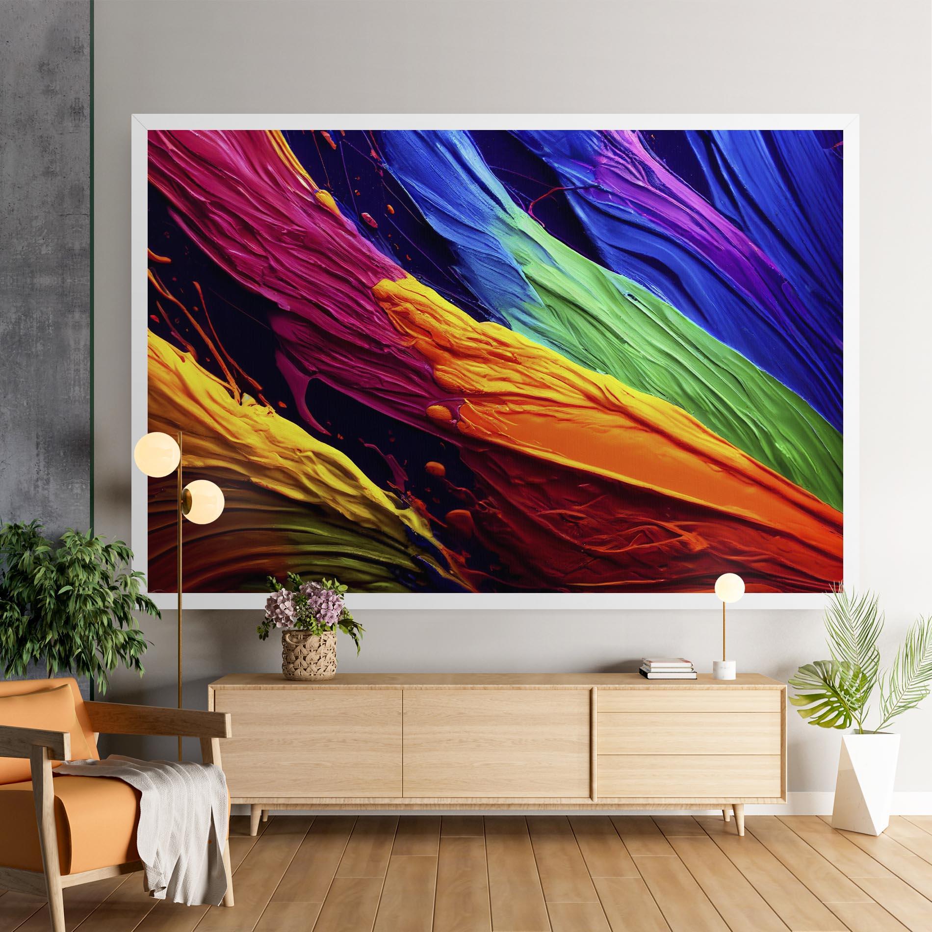 Tablou Canvas Powder Explosion mockup 9