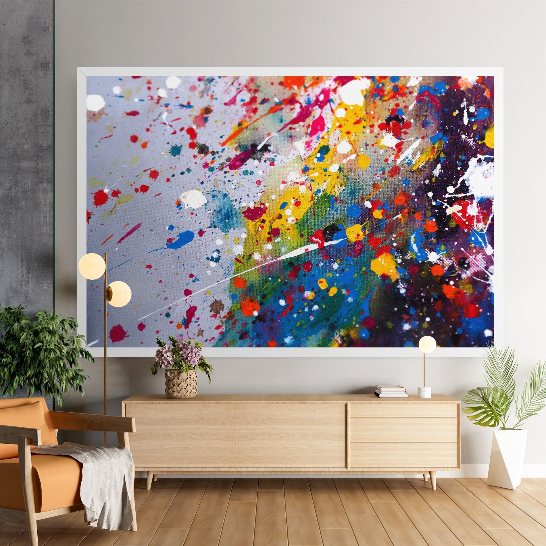 Watercolor Drops mockup 9