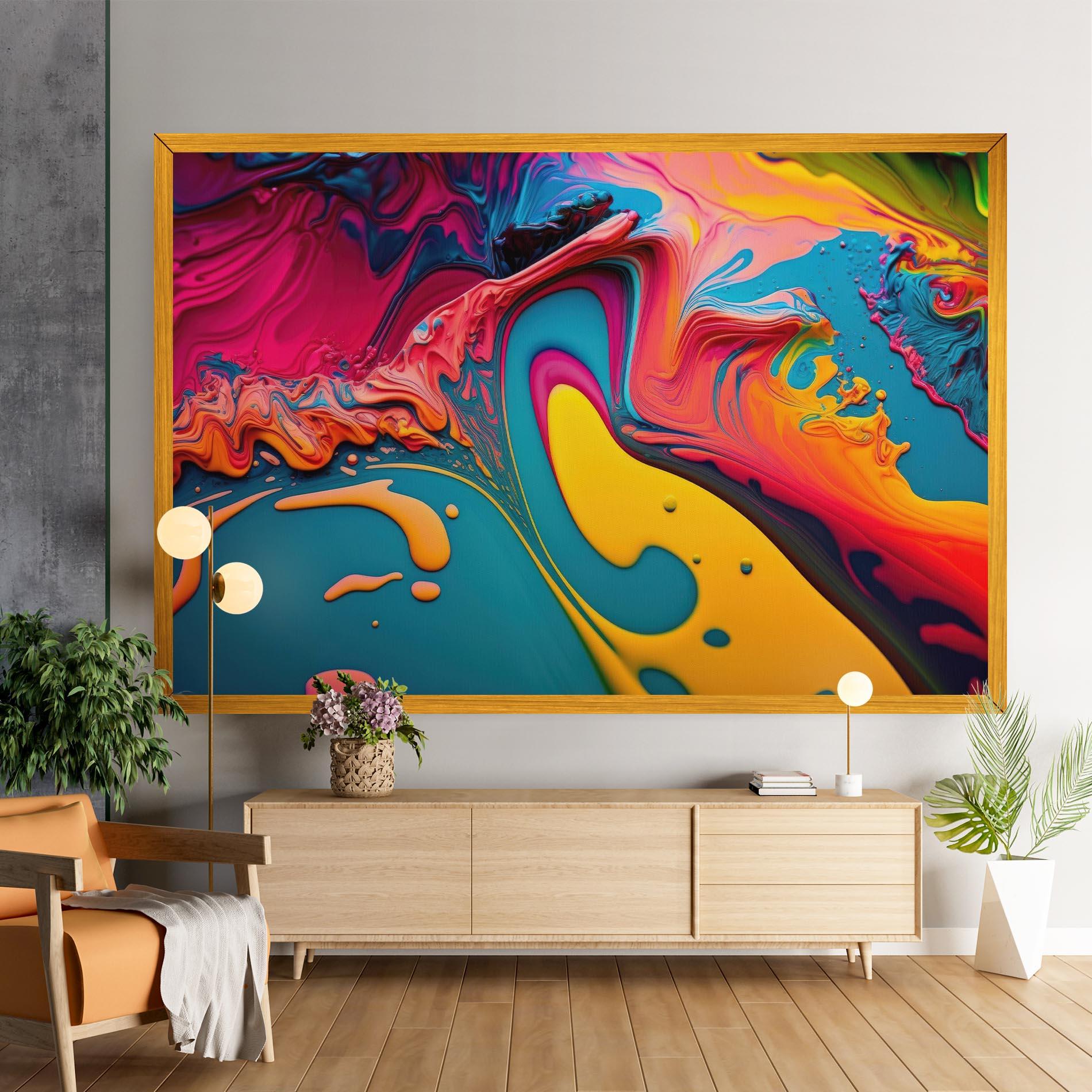 Tablou Canvas Acrylic Close Up mockup 9