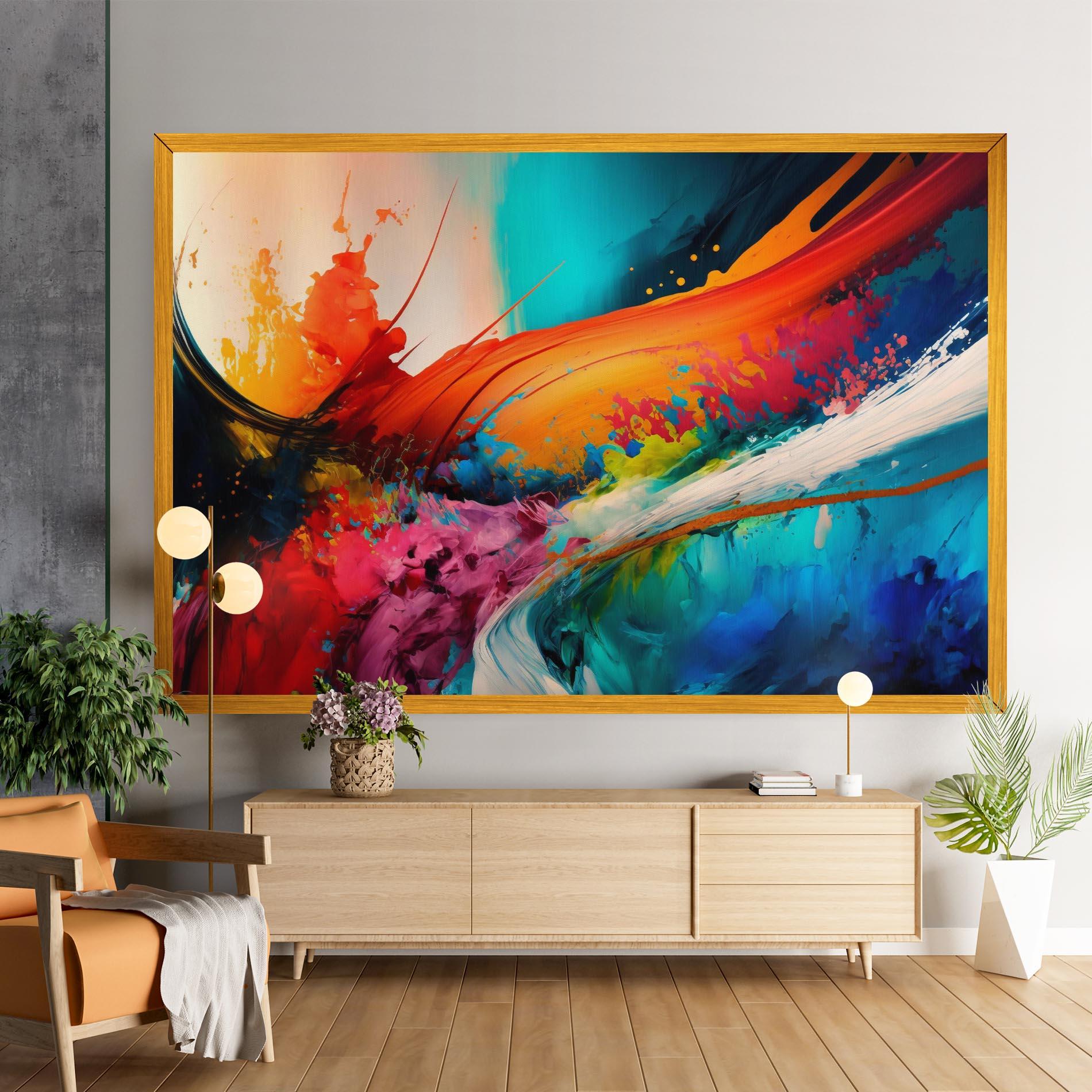 Tablou Canvas Art Brush Strokes mockup 9