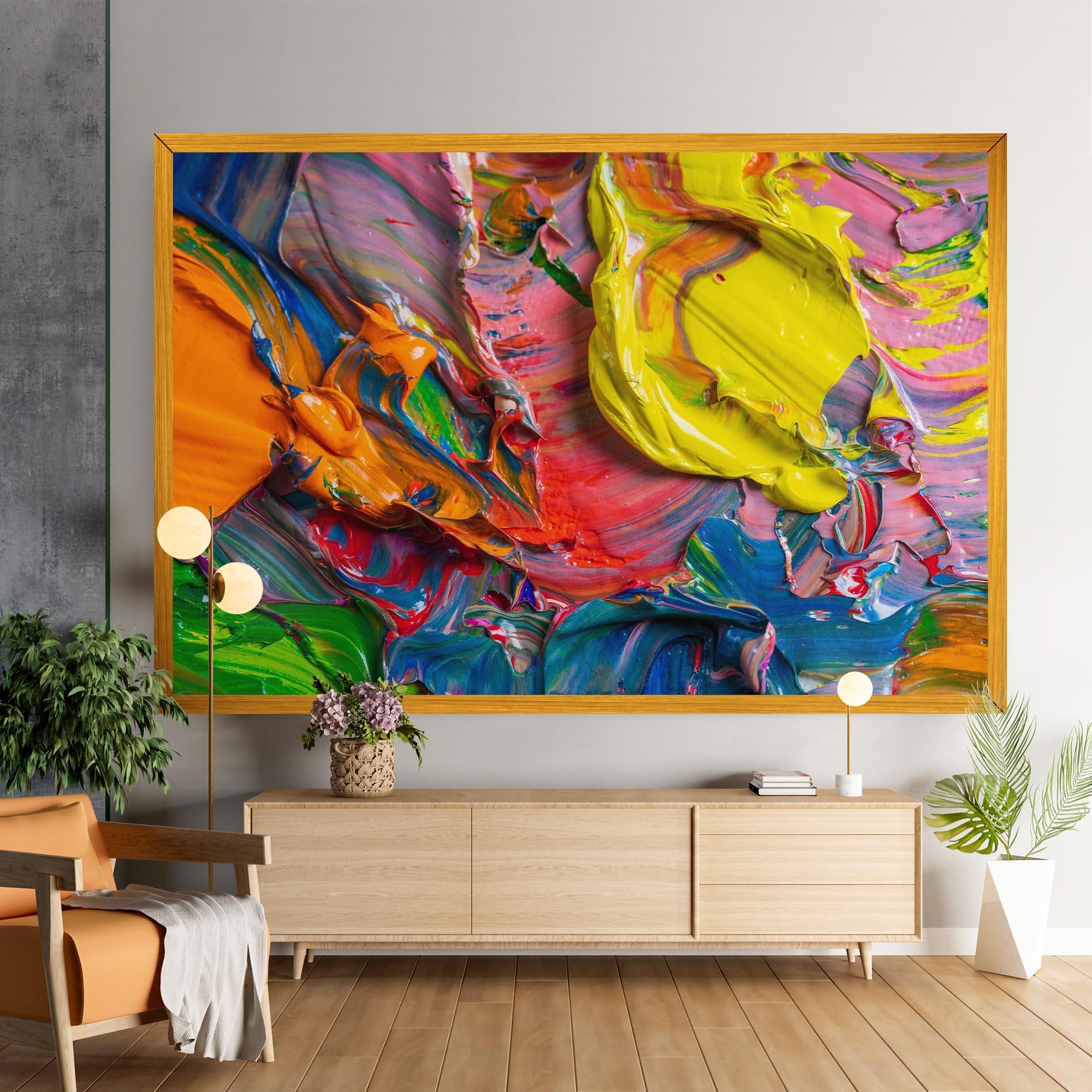 Tablou Canvas Bright Oil Colors mockup 9