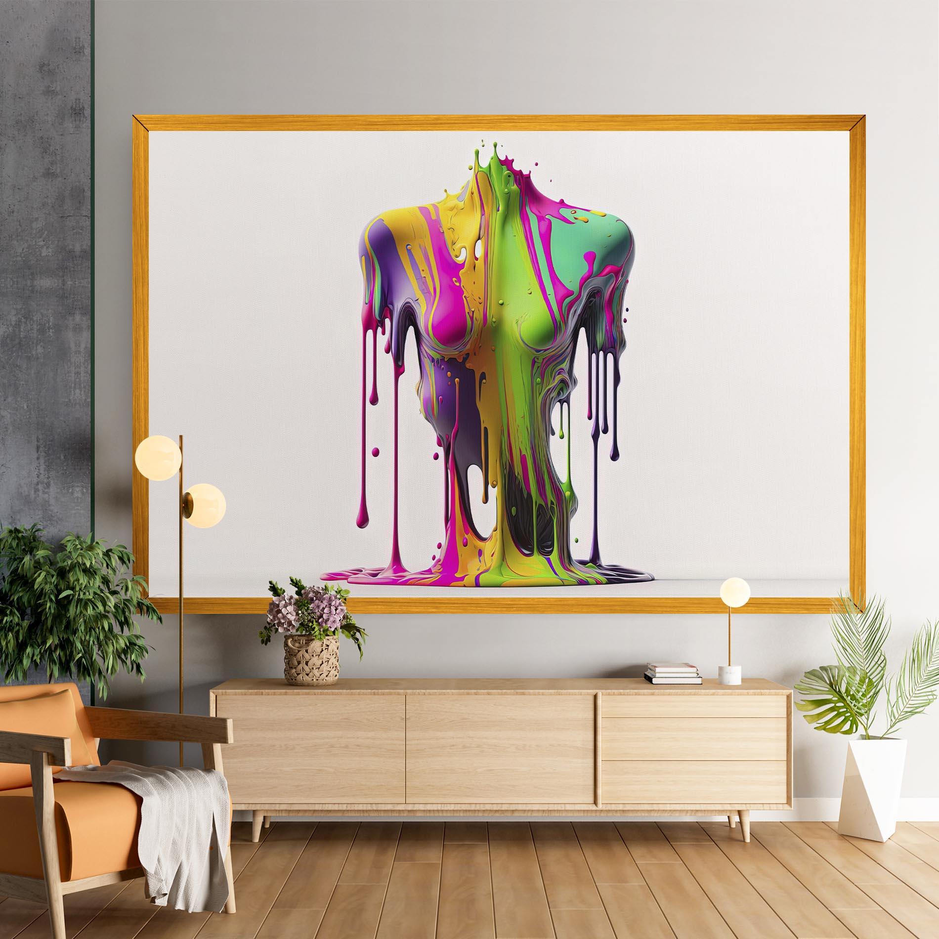Tablou Canvas Colorful Body mockup 9