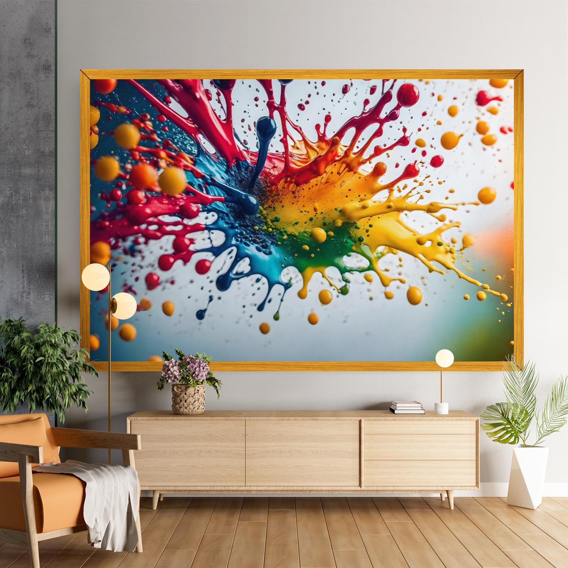 Colorful Splash Rainbow mockup 9