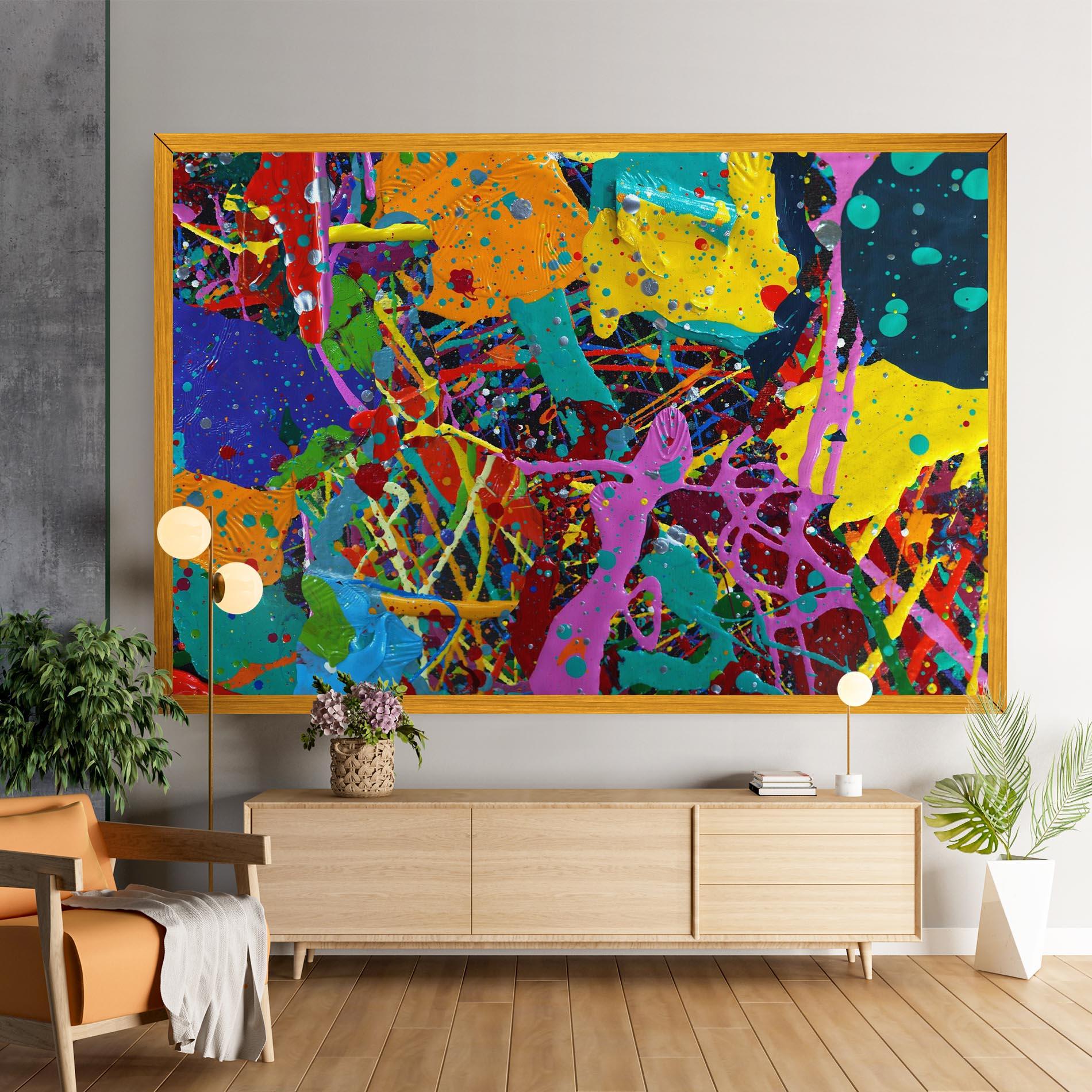 Tablou Canvas Dark Panorama mockup 9