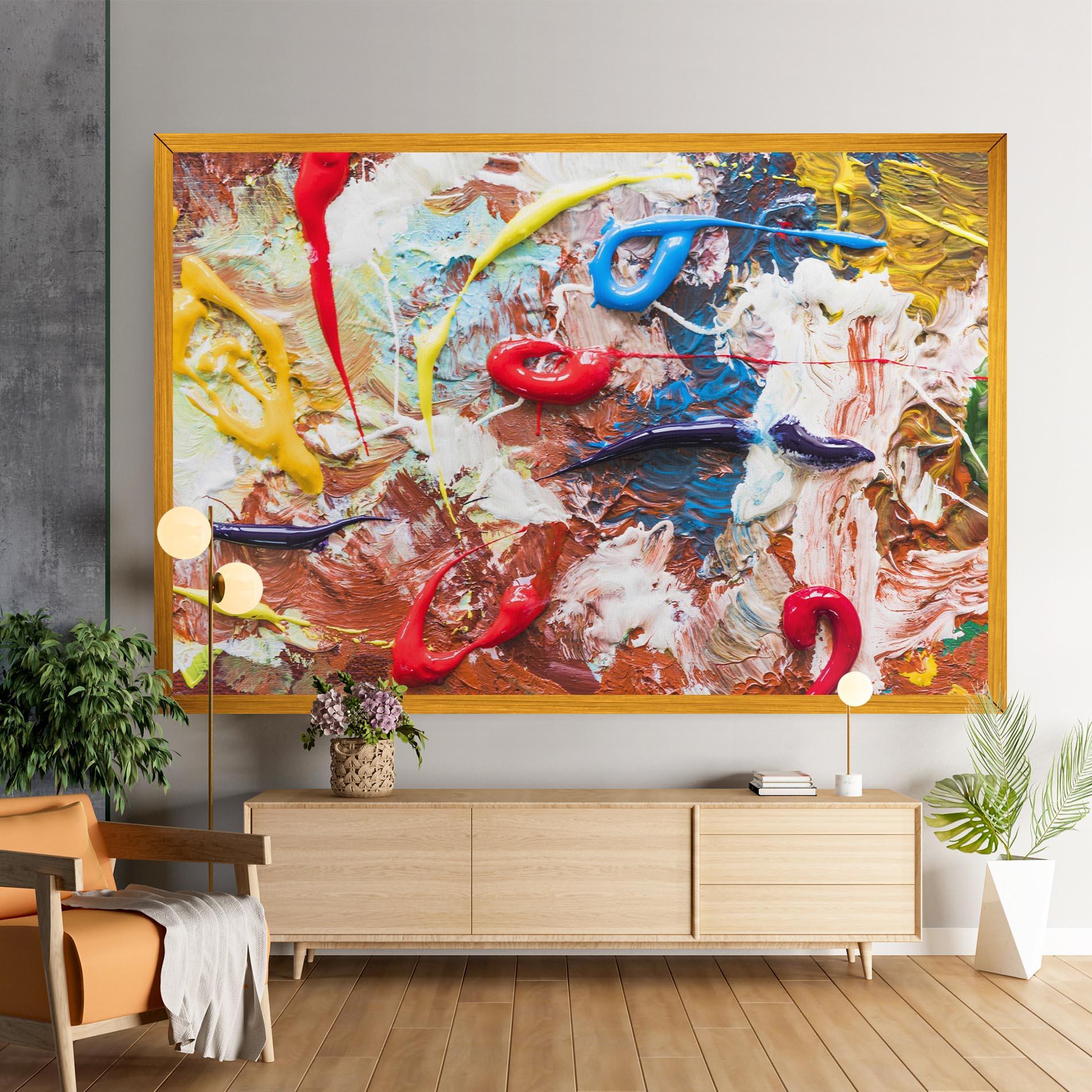 Tablou Canvas Paint Color mockup 9