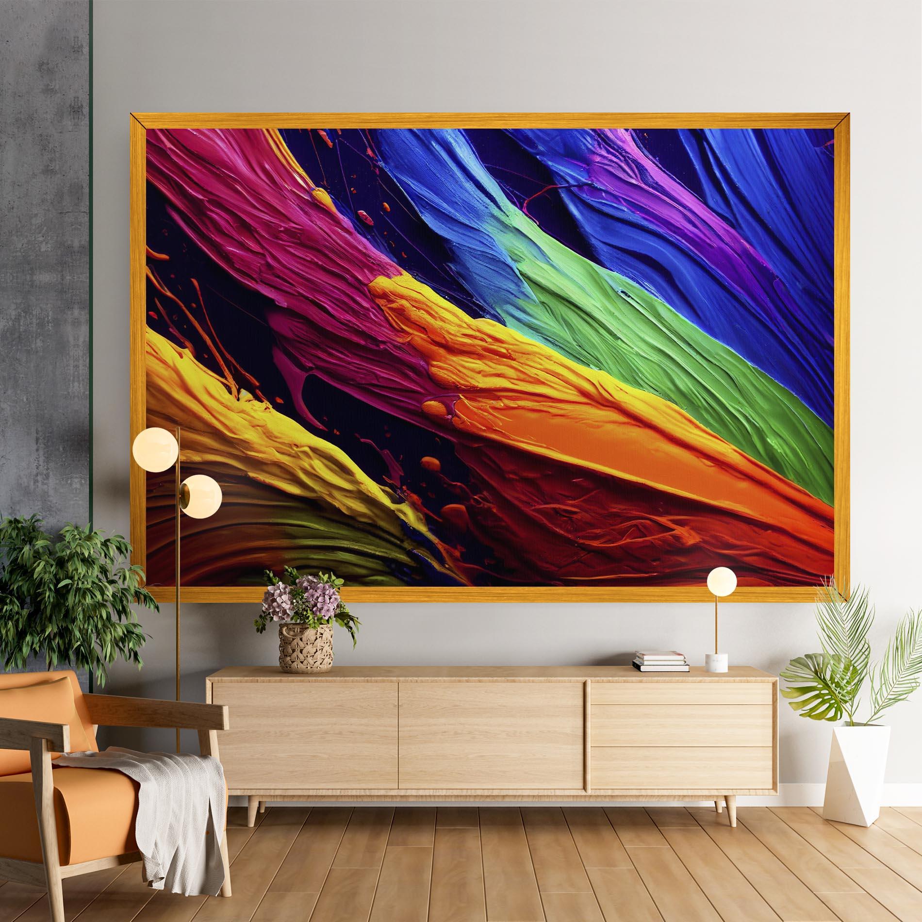 Tablou Canvas Powder Explosion mockup 9