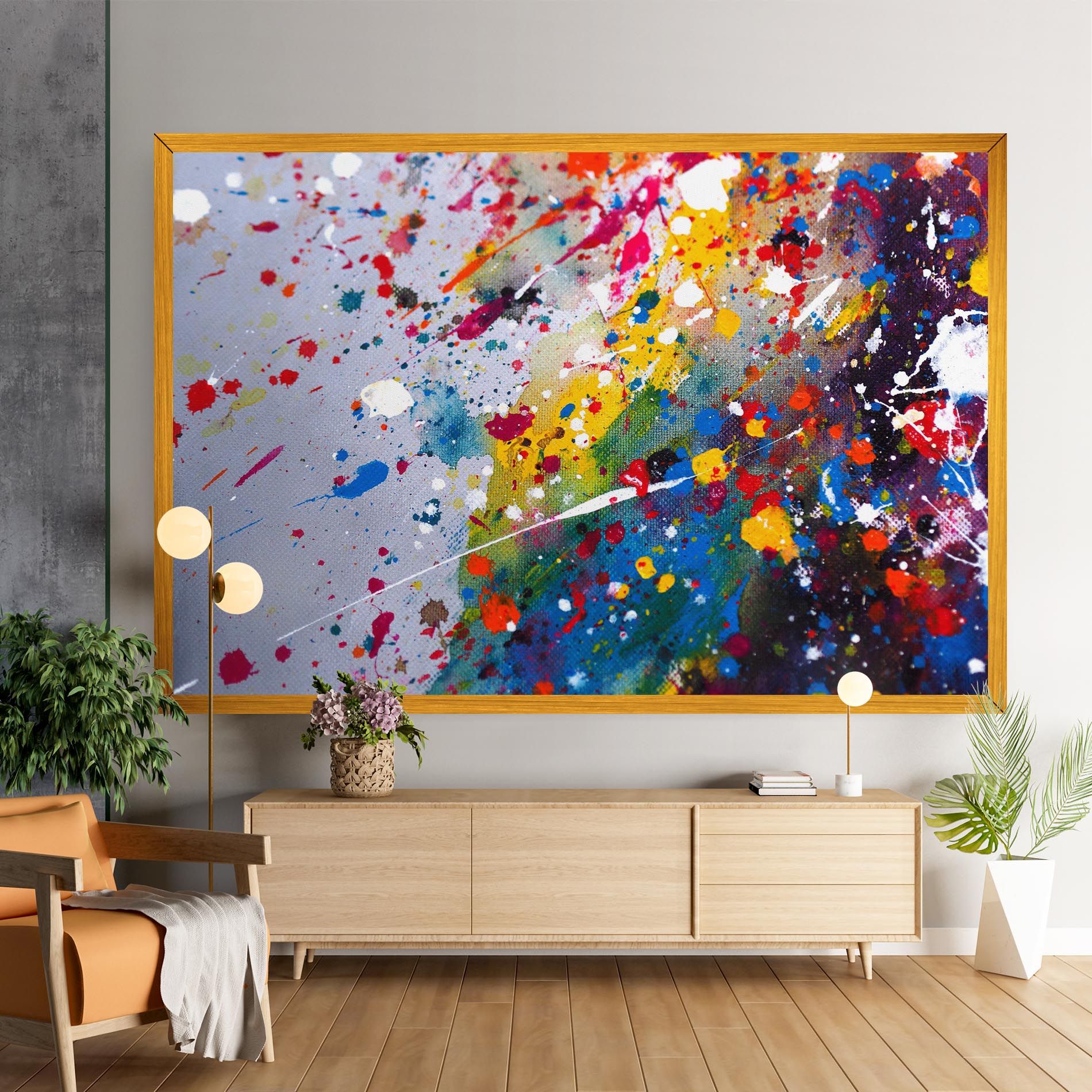 Watercolor Drops mockup 9