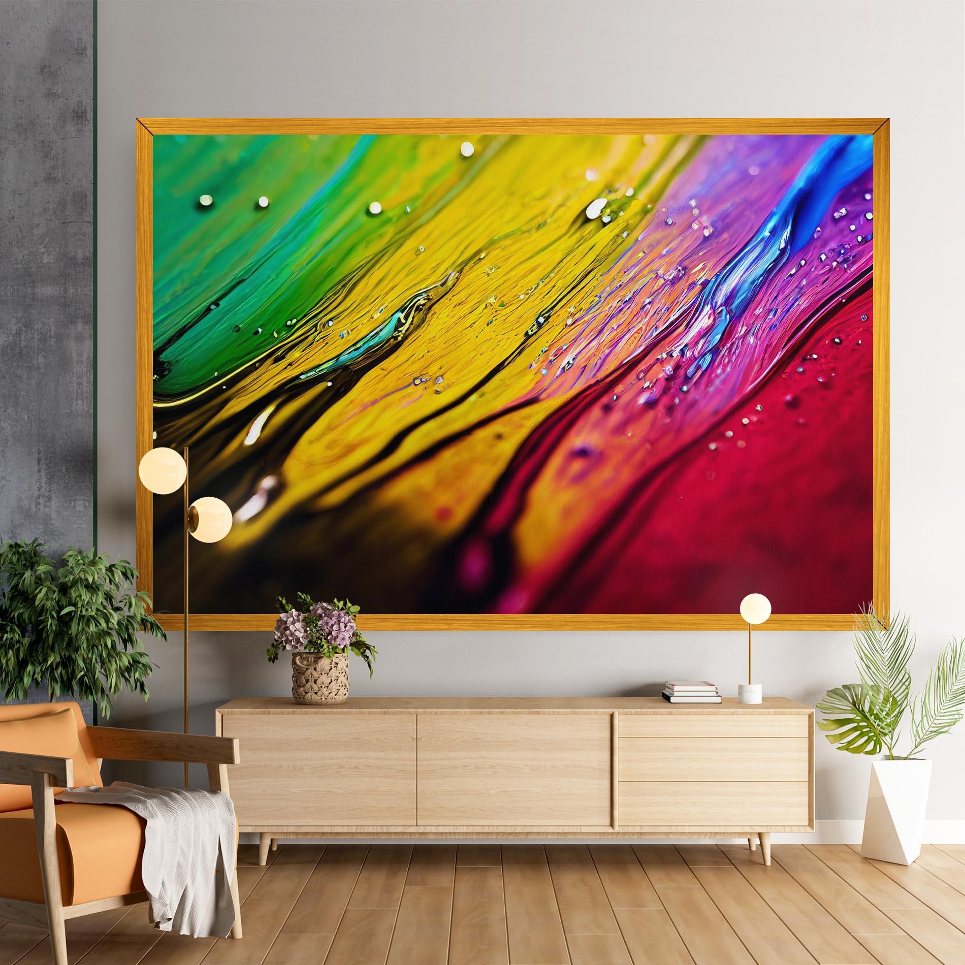 Tablou Canvas Yellow Green mockup 9