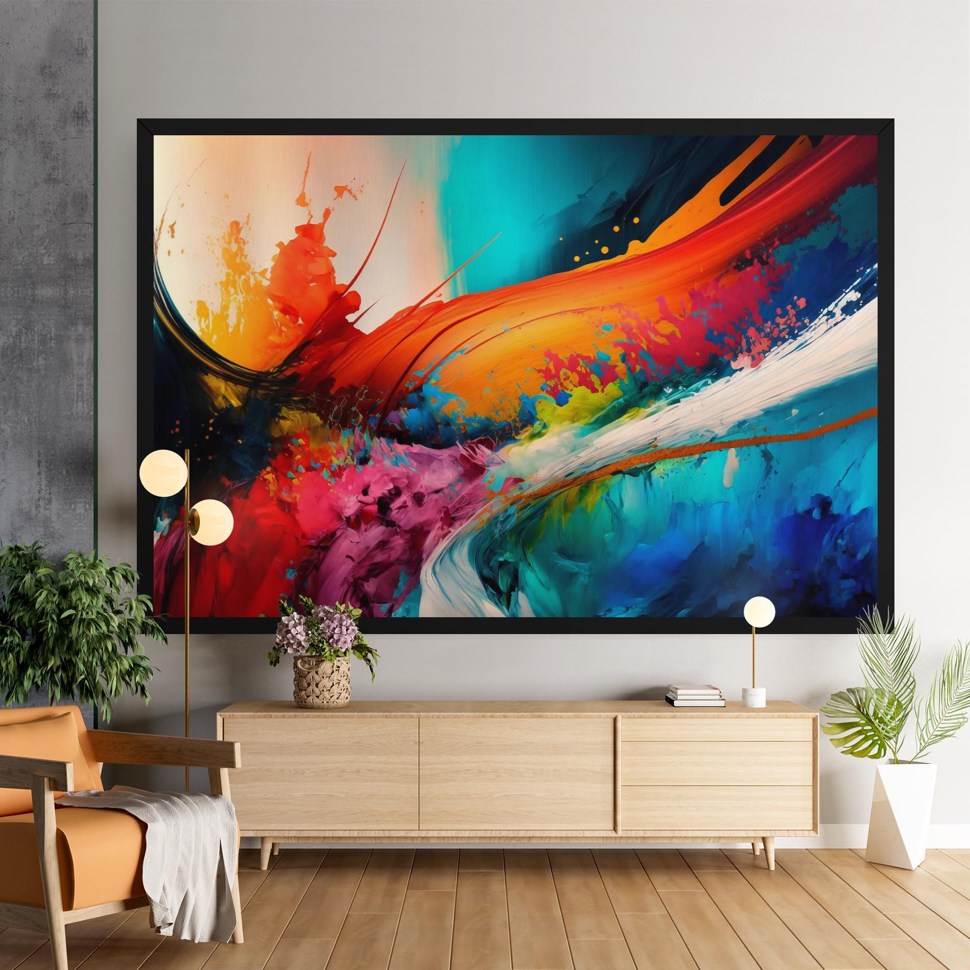 Art Brush Strokes mockup 9