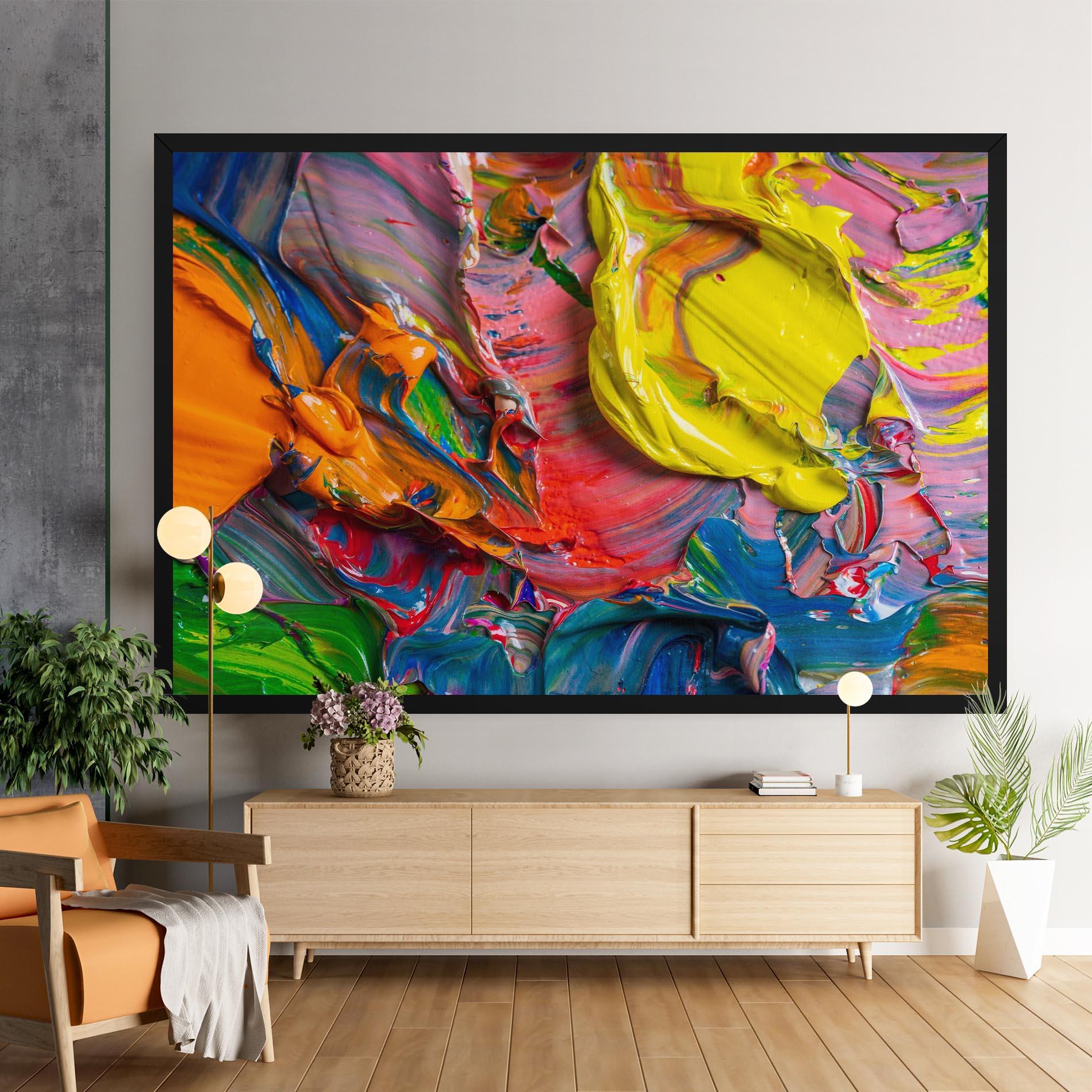 Tablou Canvas Bright Oil Colors mockup 9