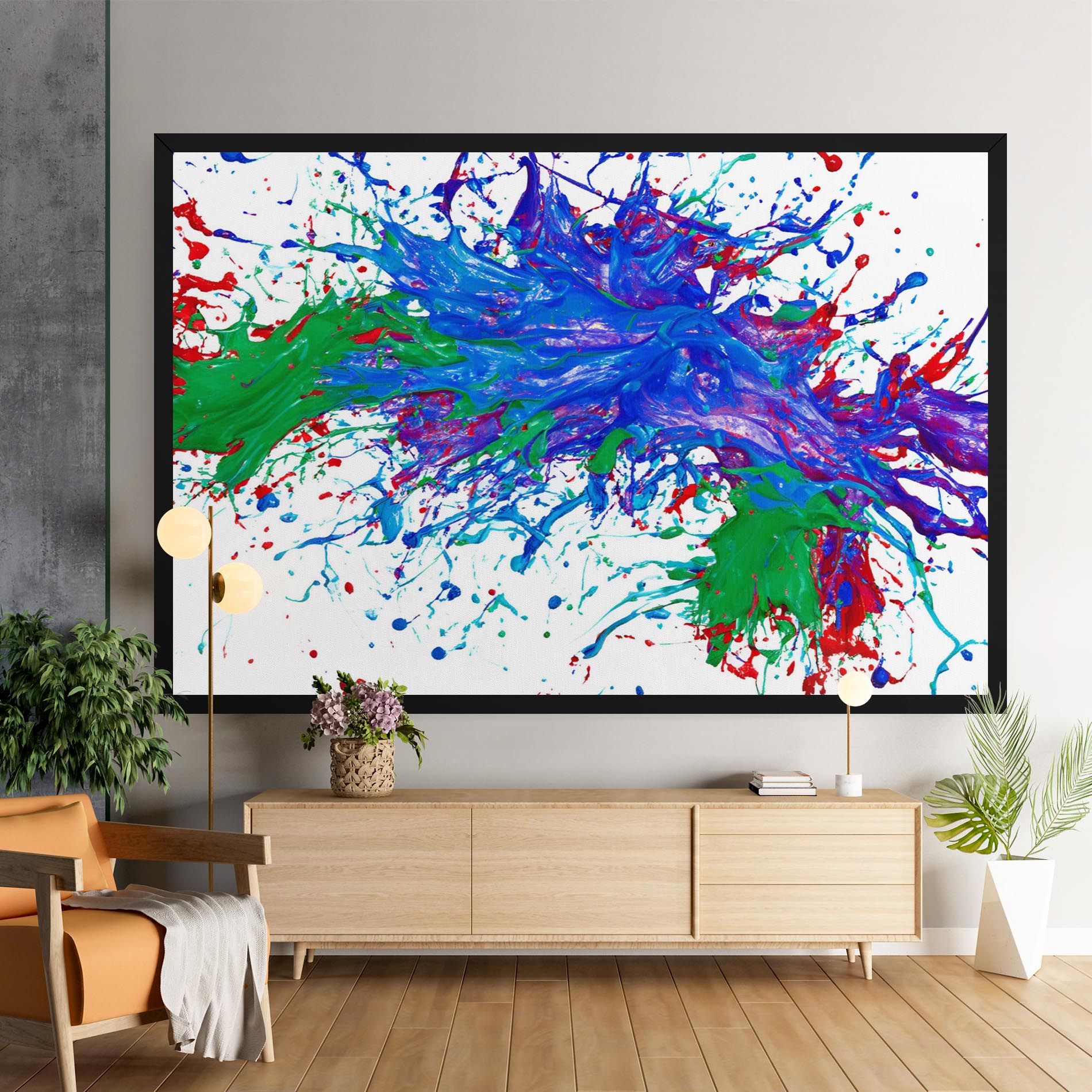 Colorful Blue Purple mockup 9