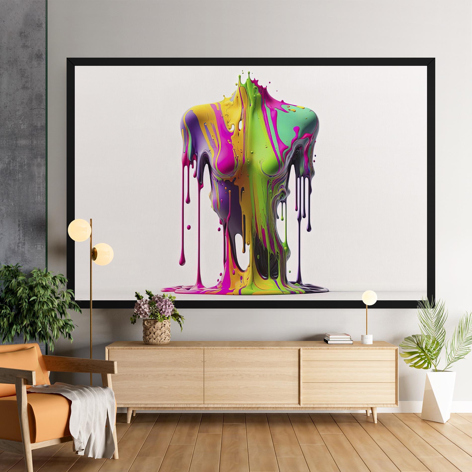 Tablou Canvas Colorful Body mockup 9