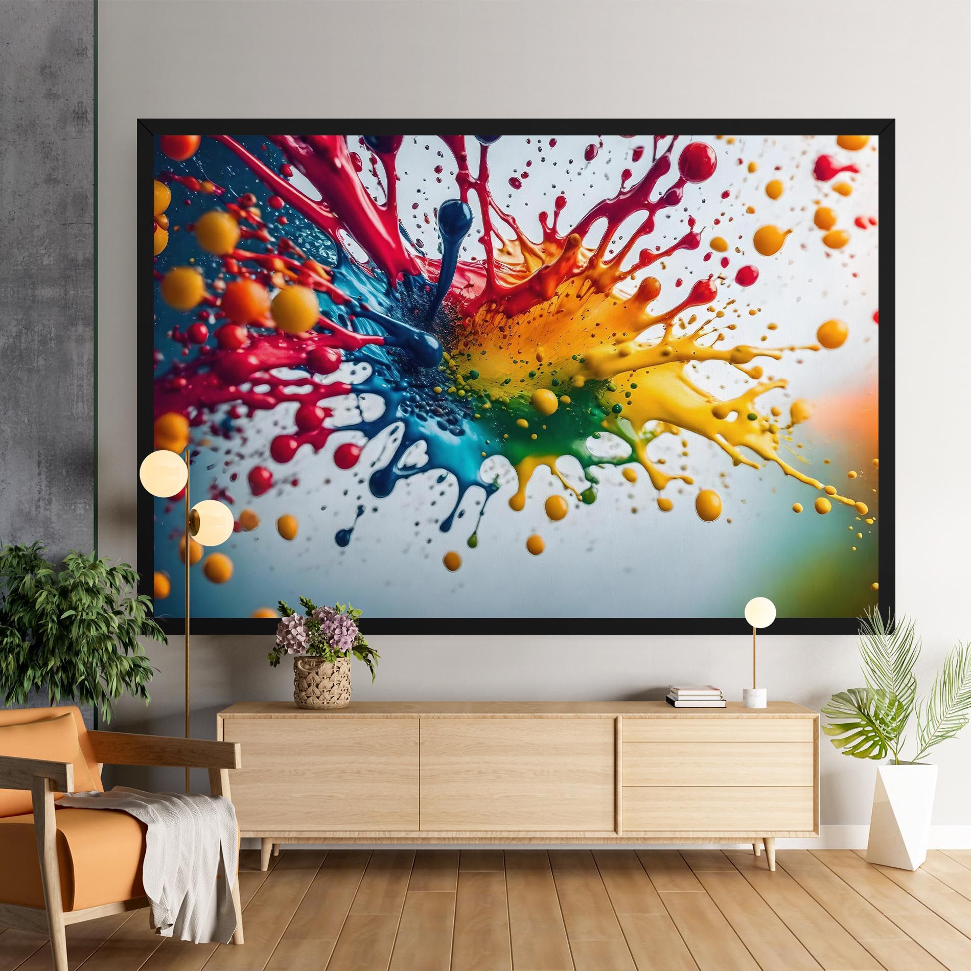 Colorful Splash Rainbow mockup 9