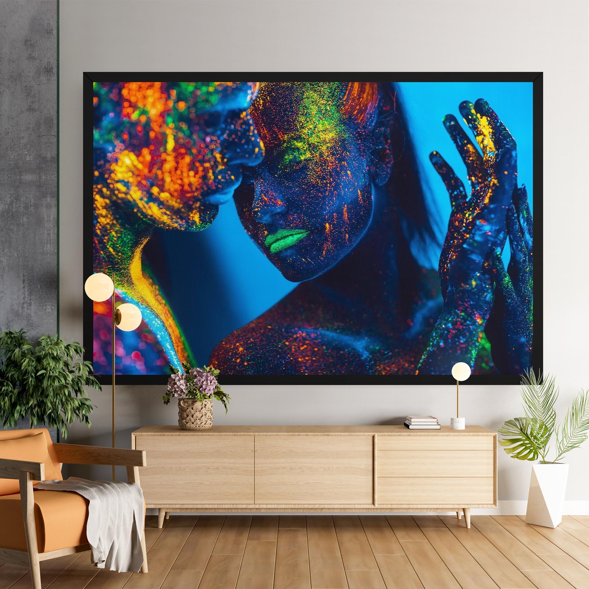 Tablou Canvas Fluorescent Couple mockup 9