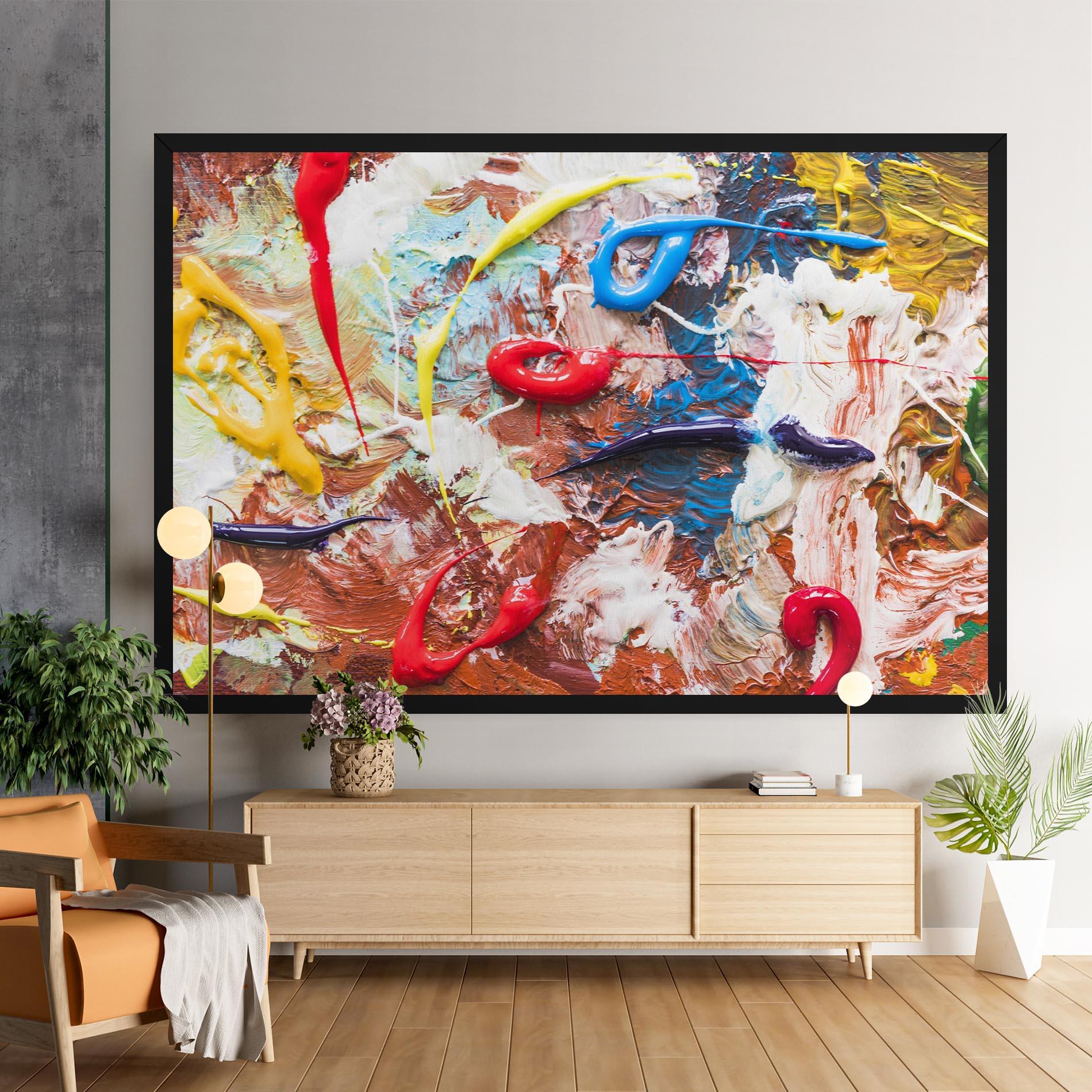 Tablou Canvas Paint Color mockup 9