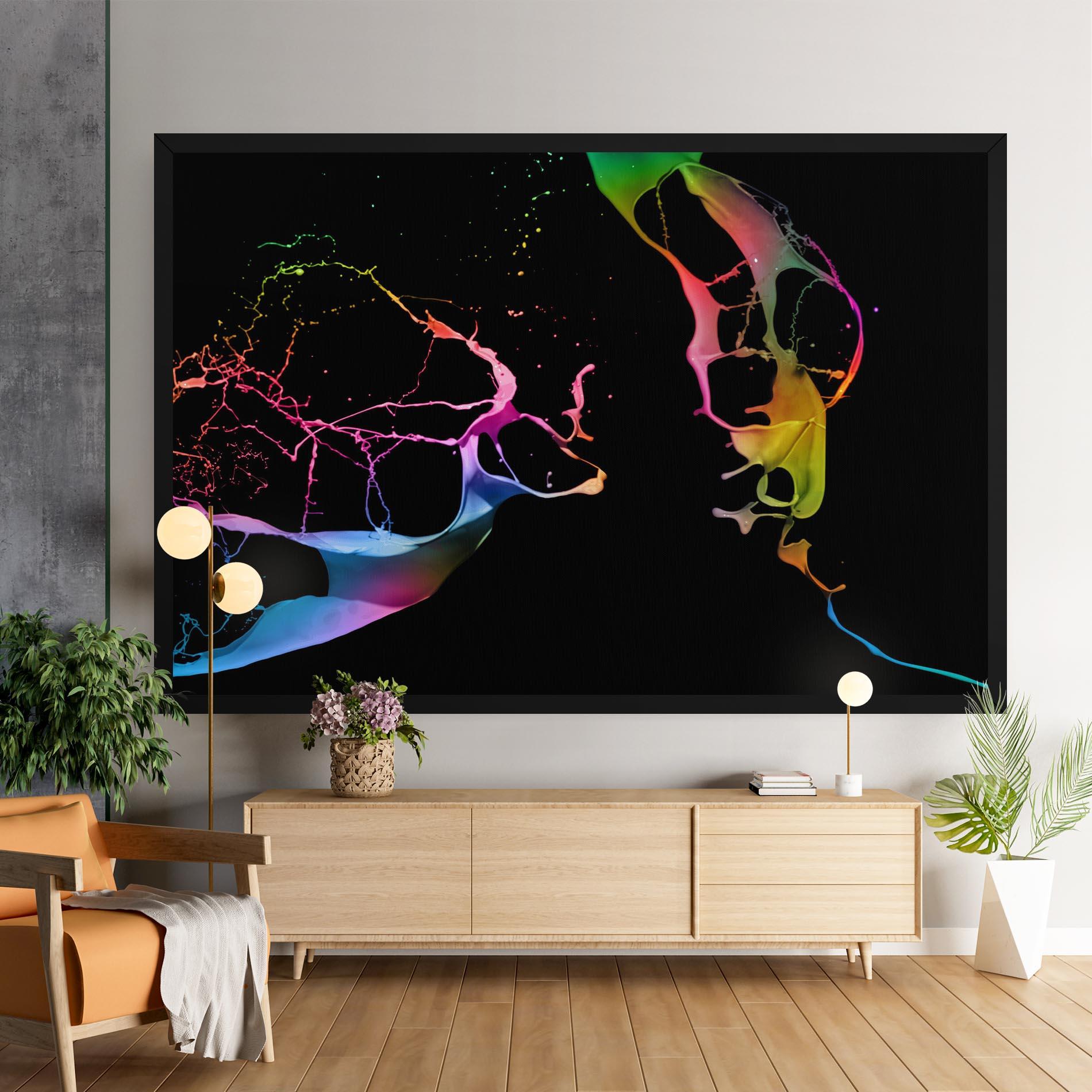 Tablou Canvas Paint Splashes mockup 9