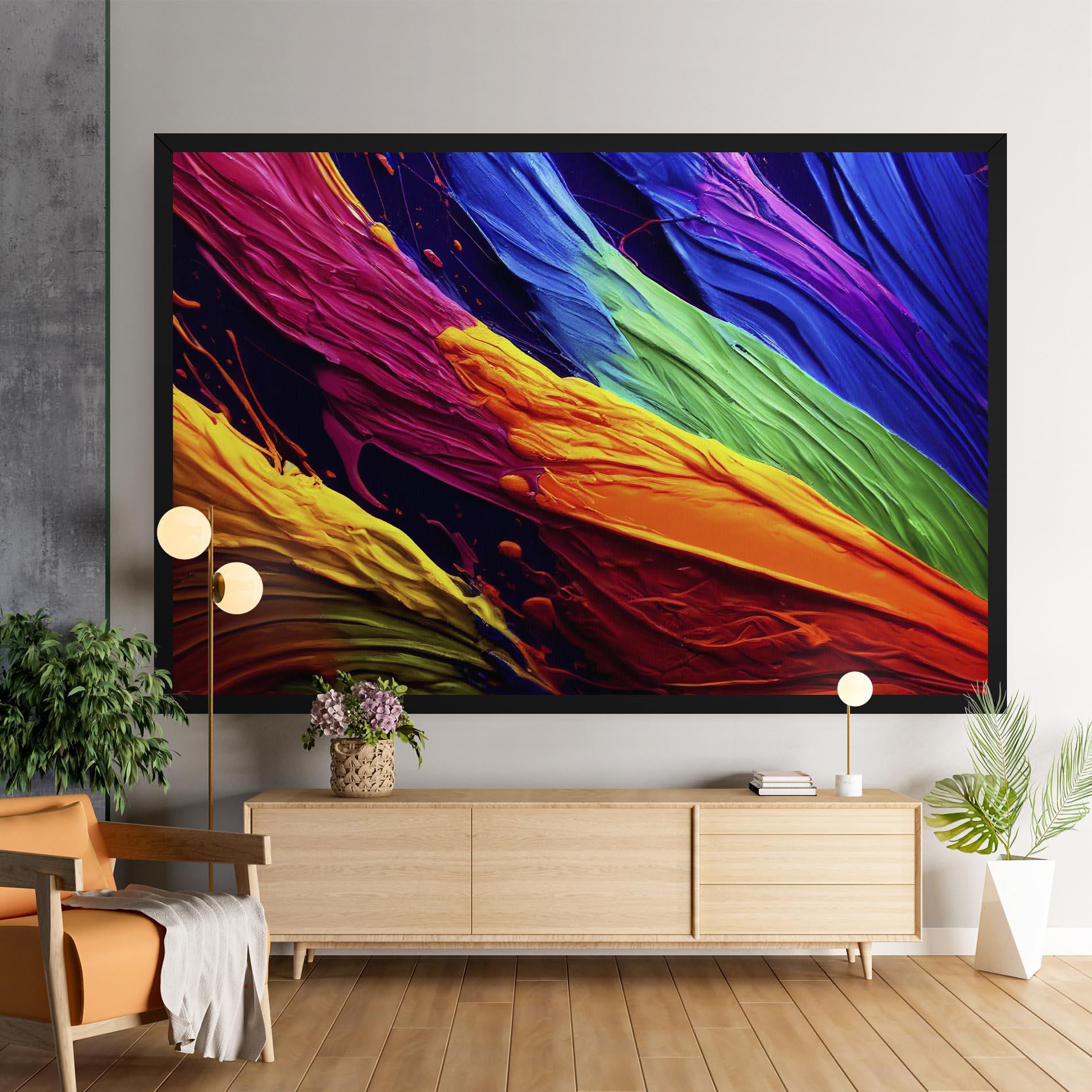 Tablou Canvas Powder Explosion mockup 9