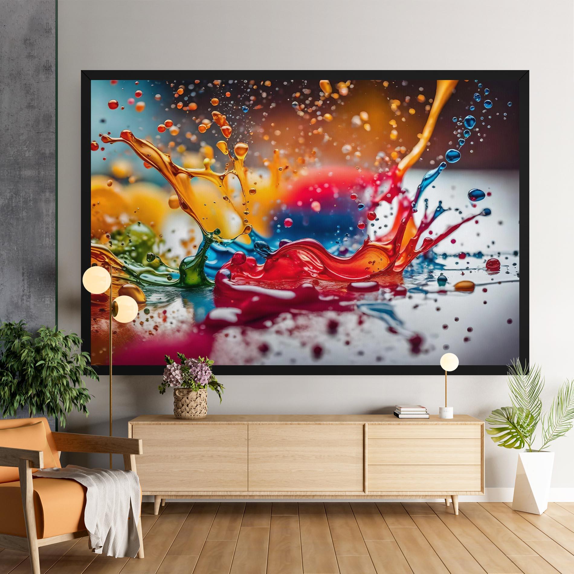 Tablou Canvas Water Color Splash mockup 9