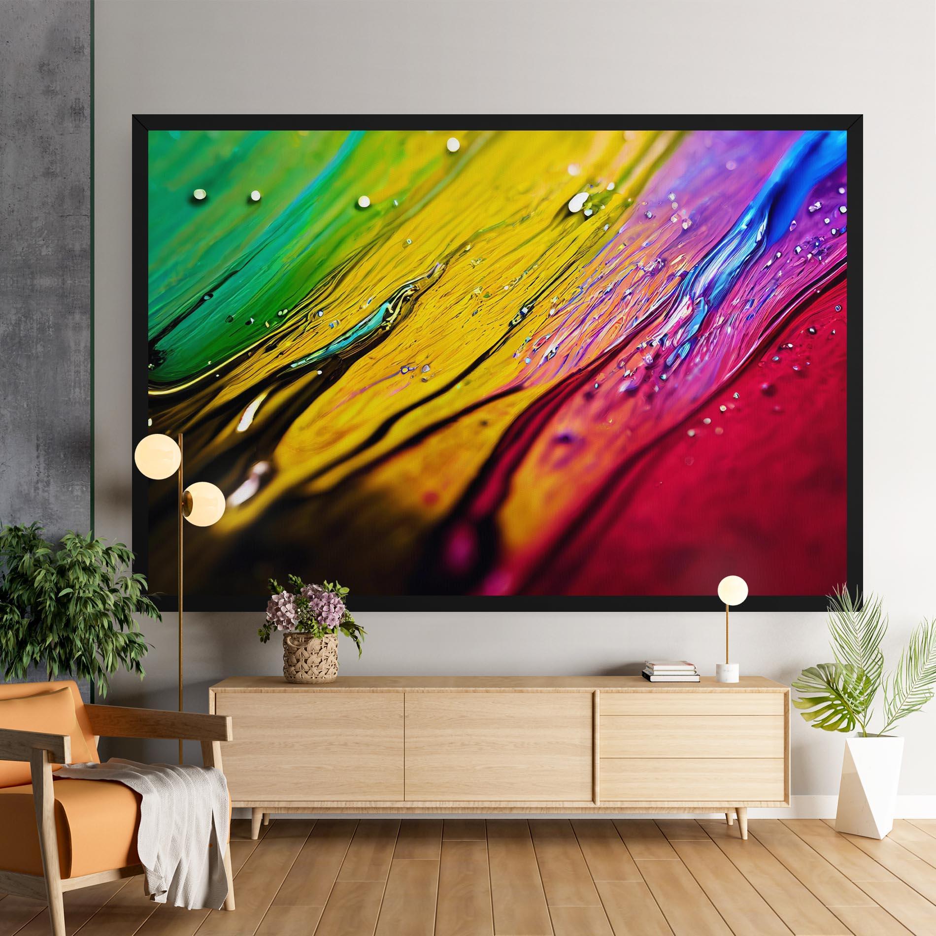 Tablou Canvas Yellow Green mockup 9