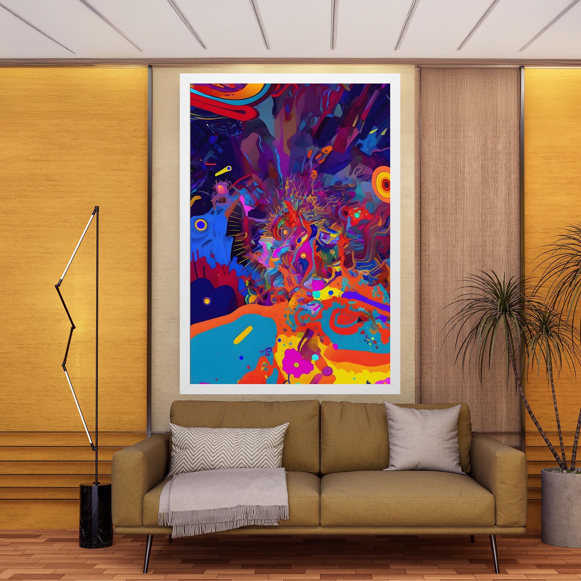 Tablou Canvas Abstract Color Work mockup 9