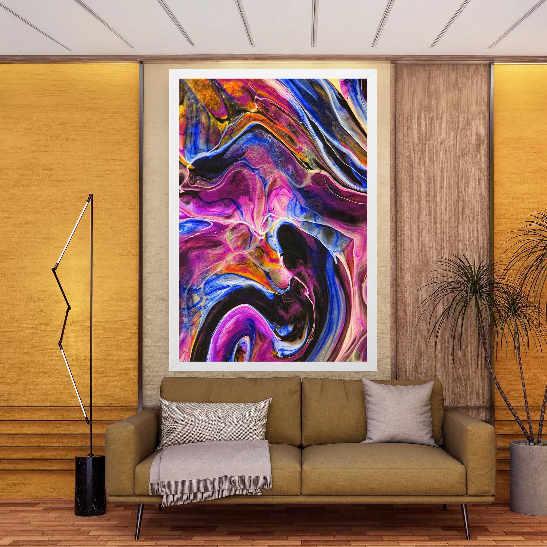 Colourful Abstract Shades mockup 9