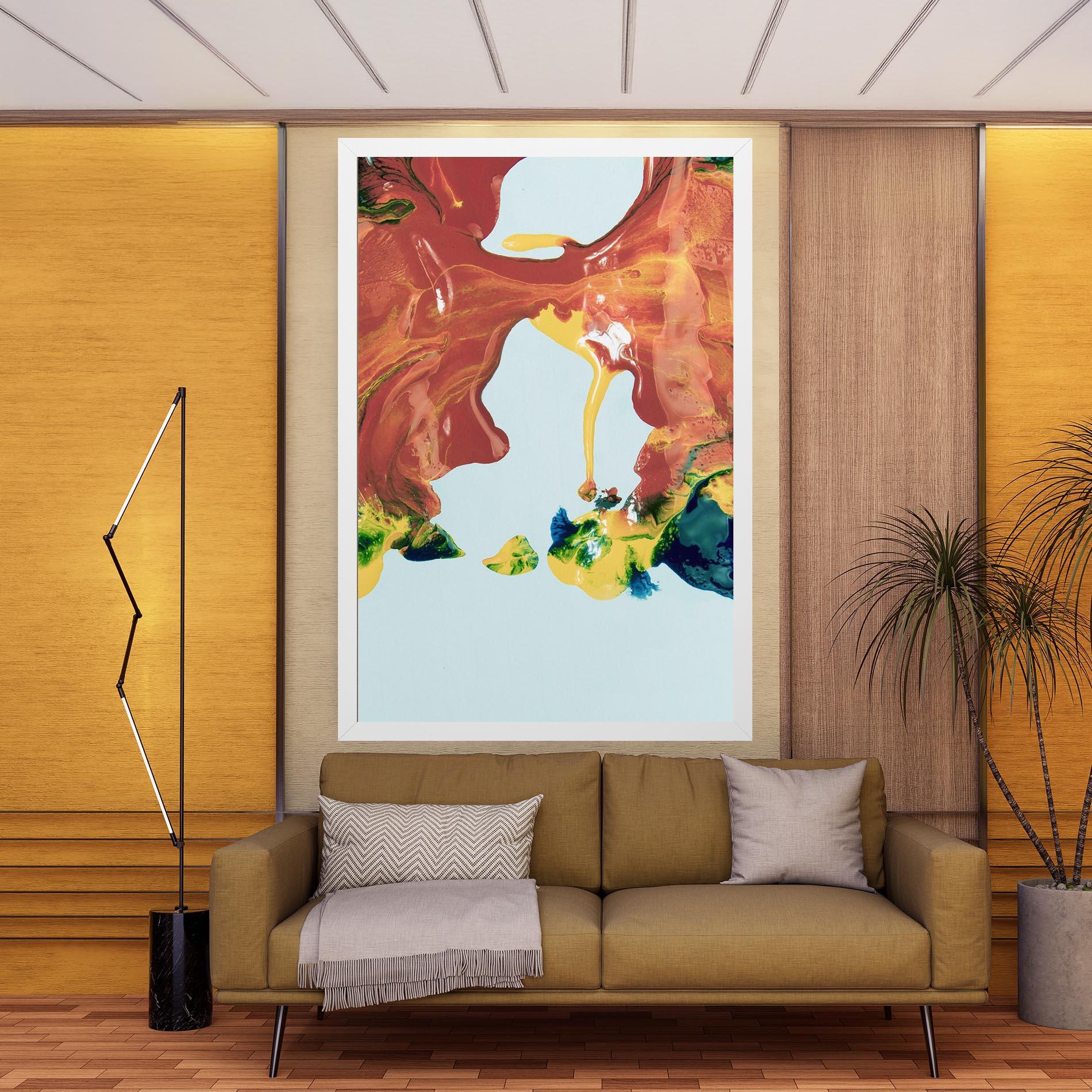 Tablou Canvas Spilled Paint mockup 9