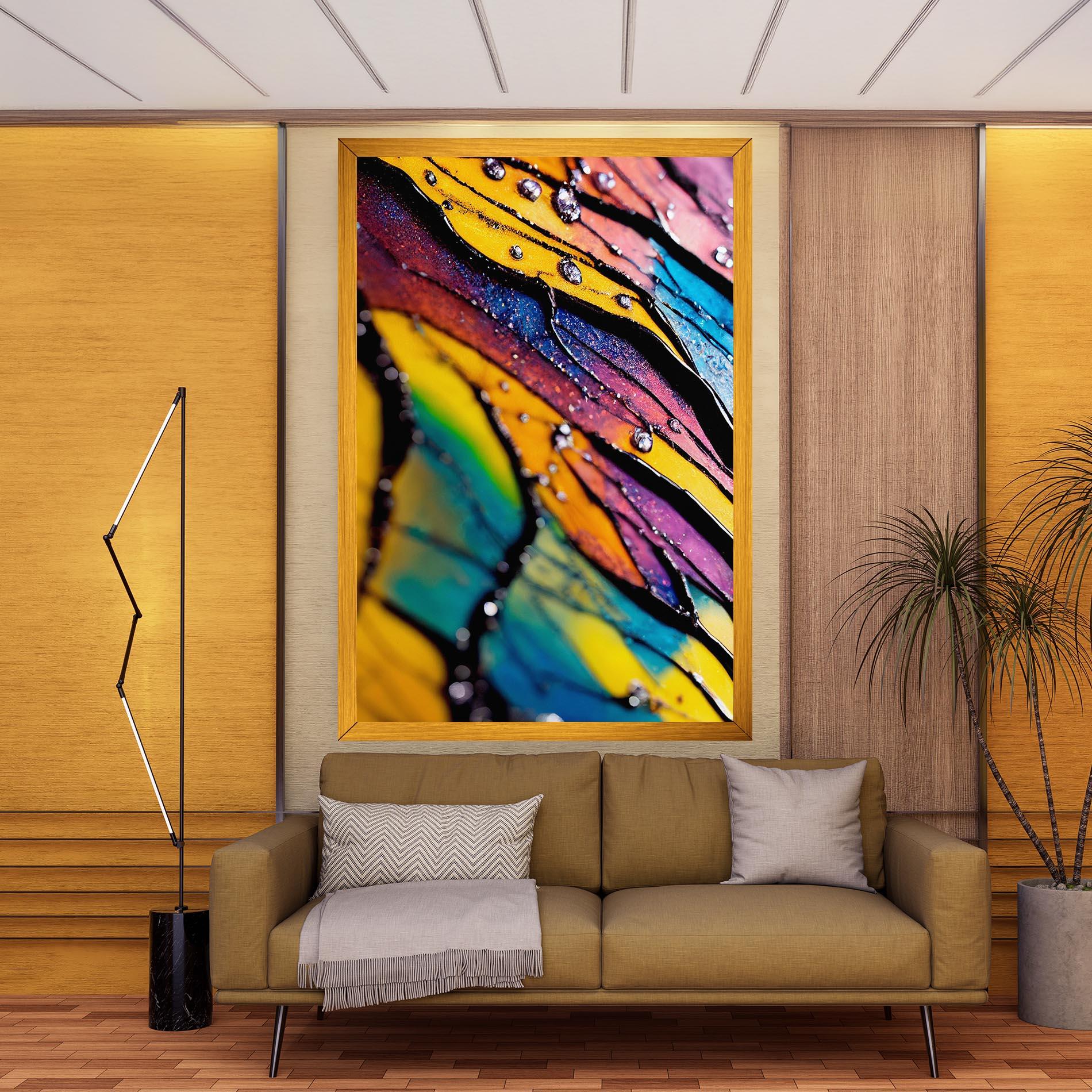 Tablou Canvas Beautiful Colorful Epoxy mockup 9