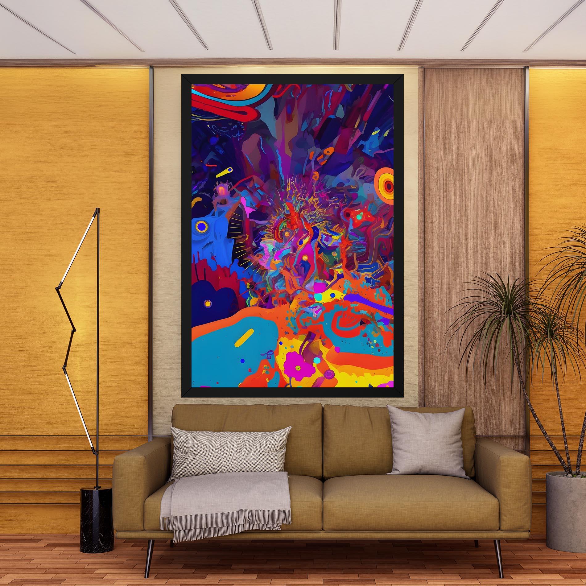 Tablou Canvas Abstract Color Work mockup 9