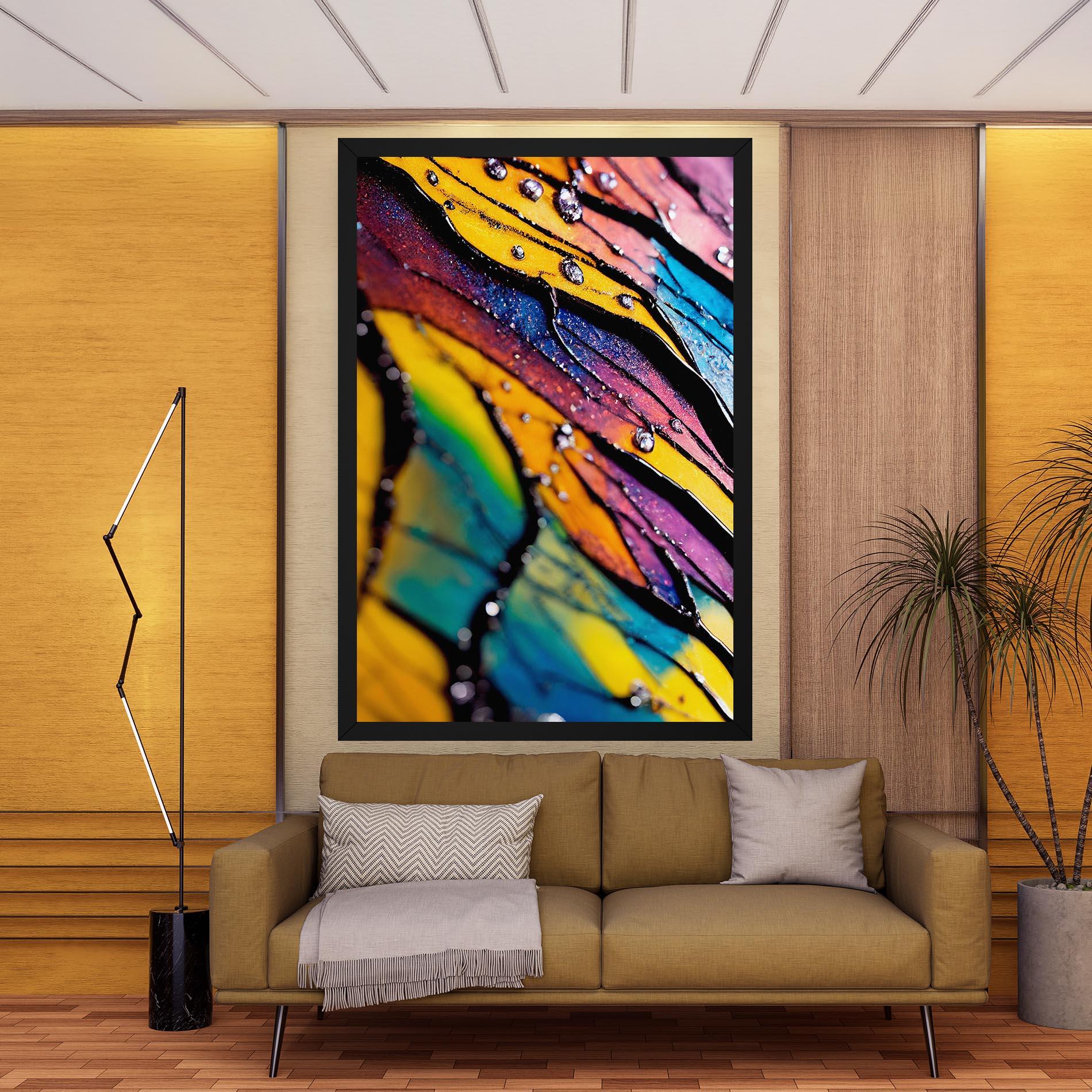 Tablou Canvas Beautiful Colorful Epoxy mockup 9