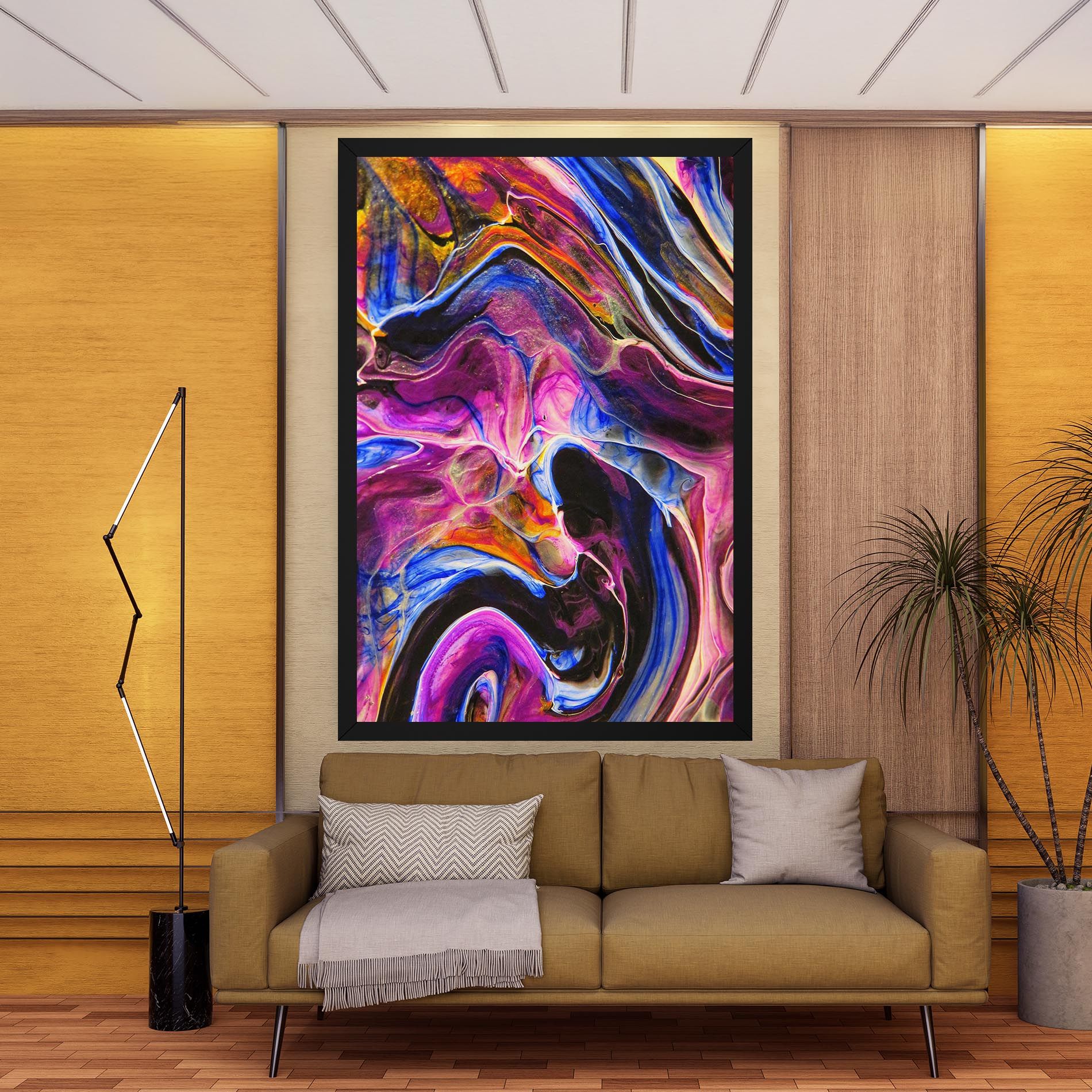 Colourful Abstract Shades mockup 9