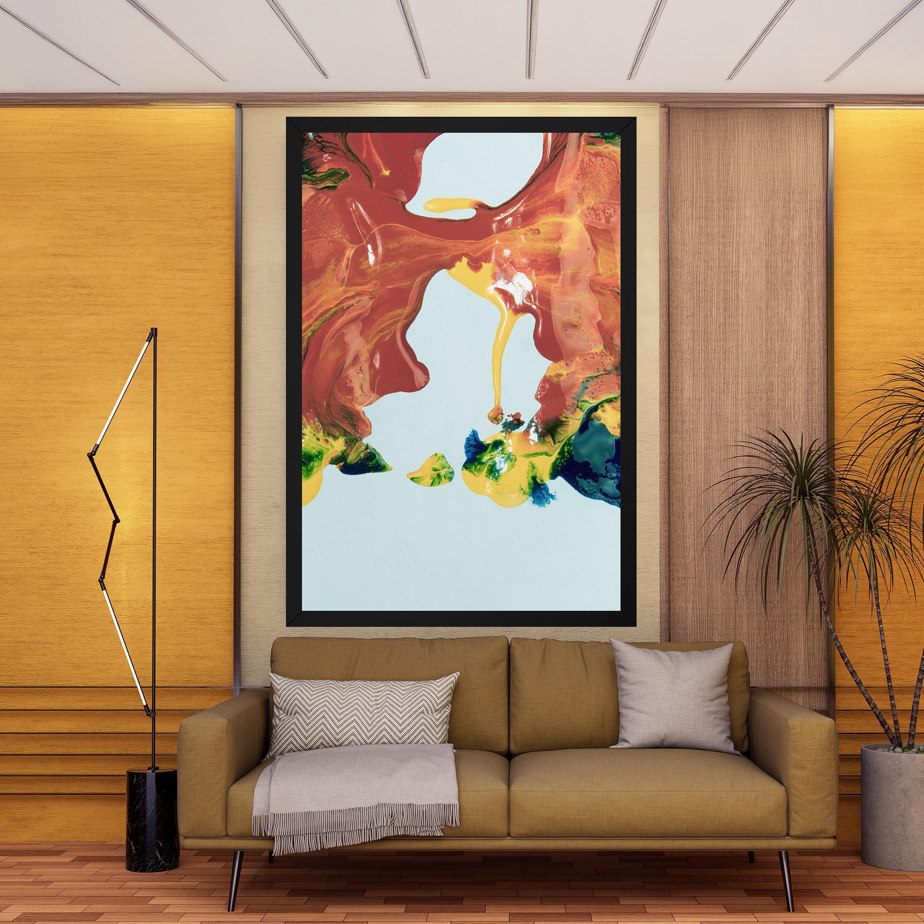 Tablou Canvas Spilled Paint mockup 9