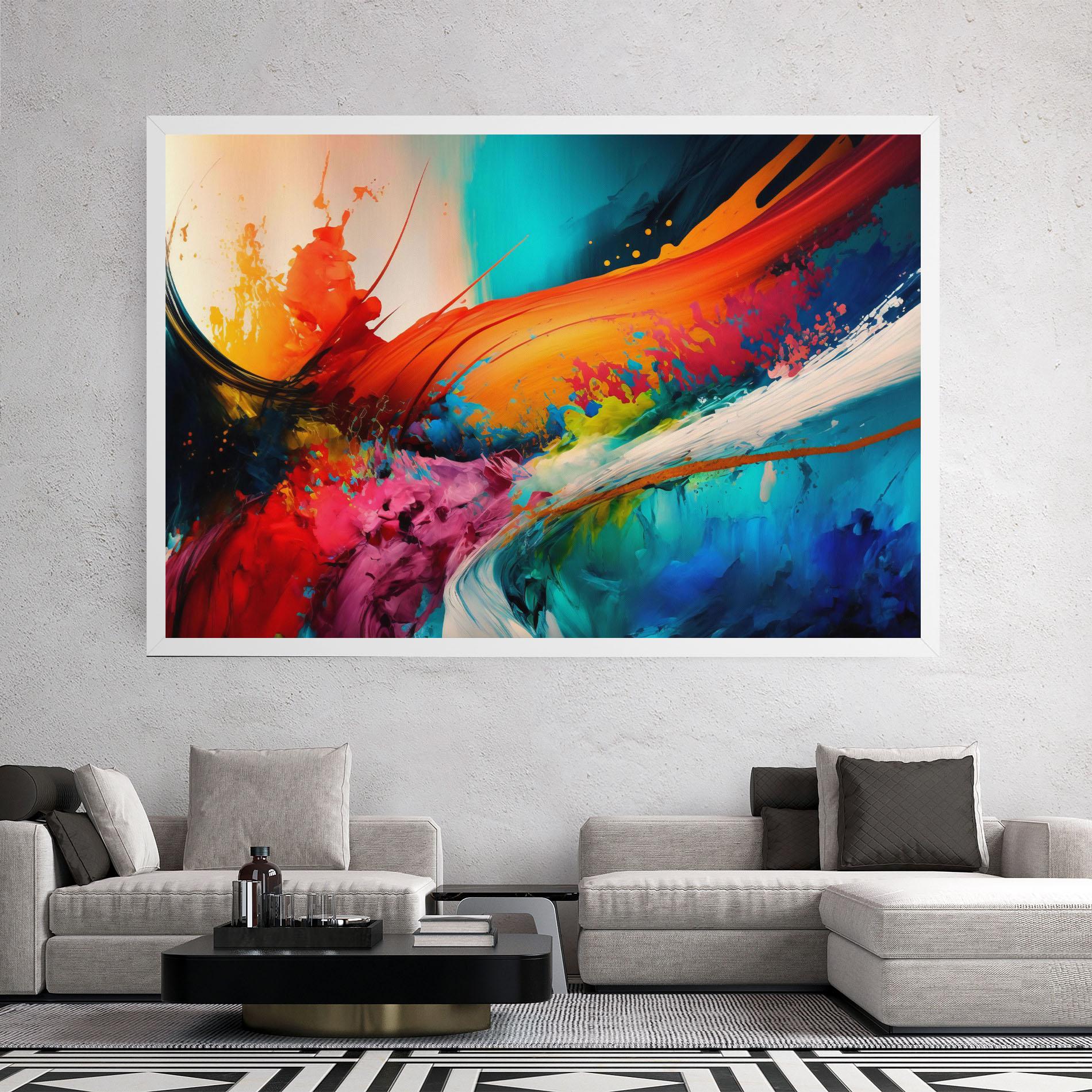 Tablou Canvas Art Brush Strokes mockup 2