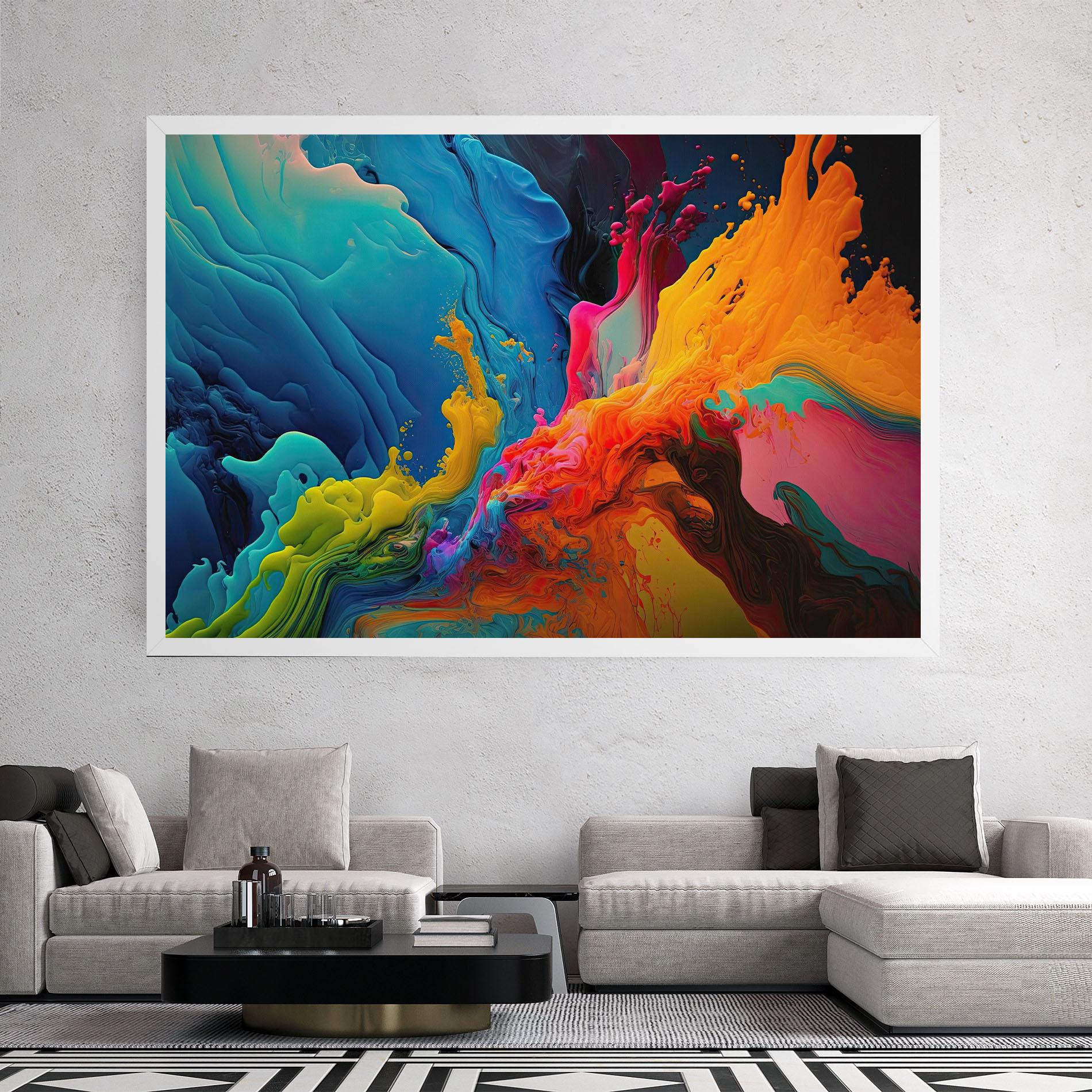 Tablou Canvas Color Floating mockup 2