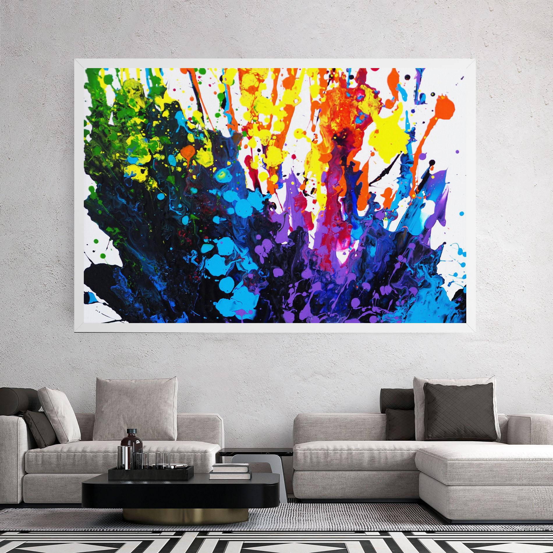 Tablou Canvas Color Splash 2d mockup 2