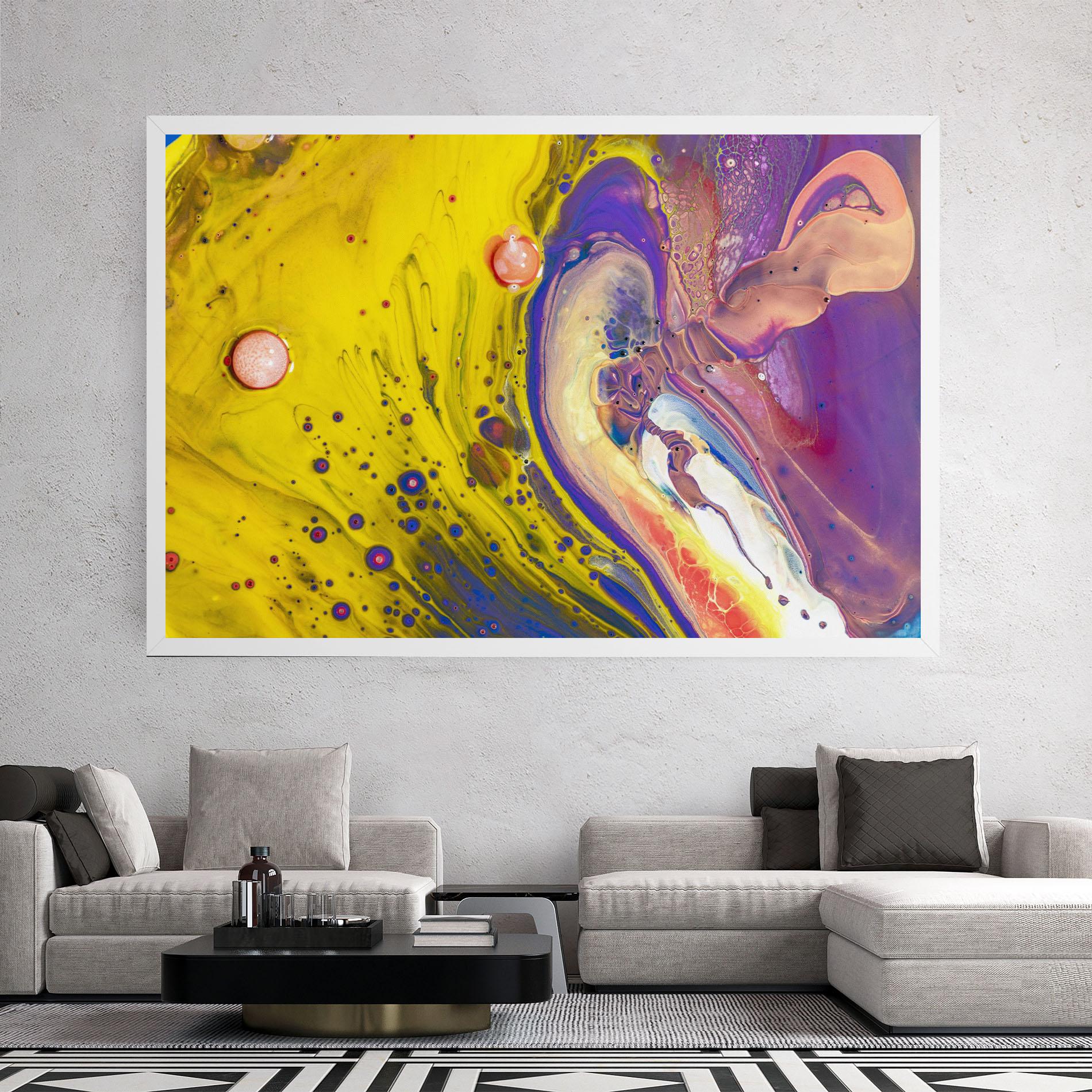 Tablou Canvas Colorful Liquid Marble mockup 2