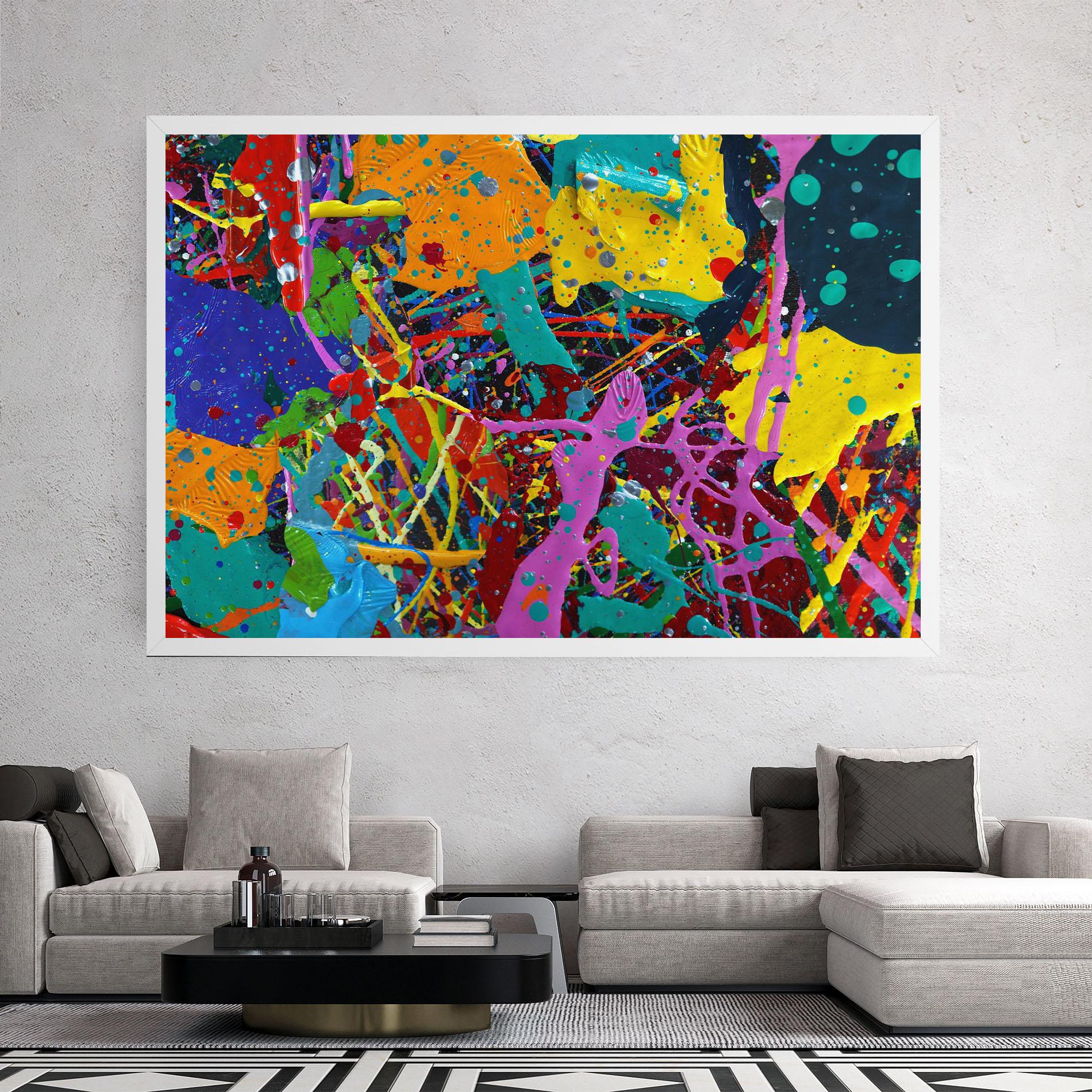 Tablou Canvas Dark Panorama mockup 2